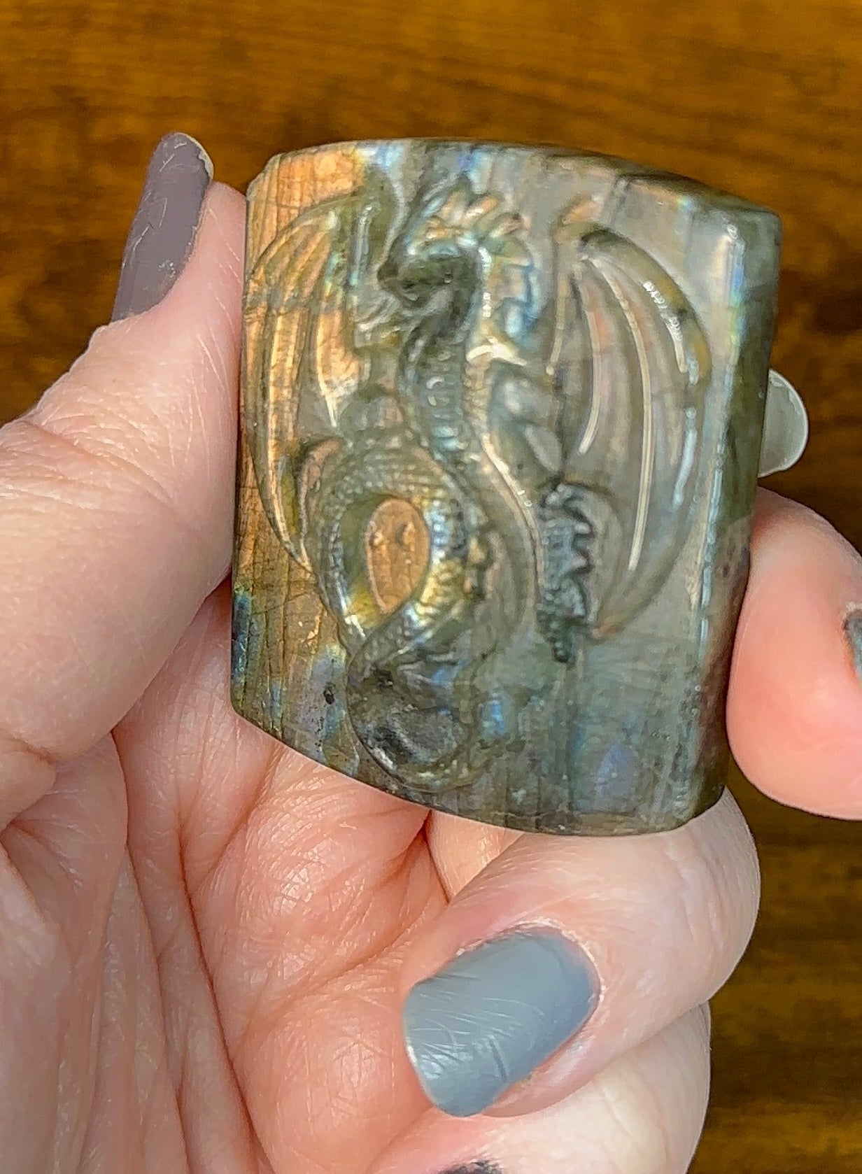 Labradorite Dragon