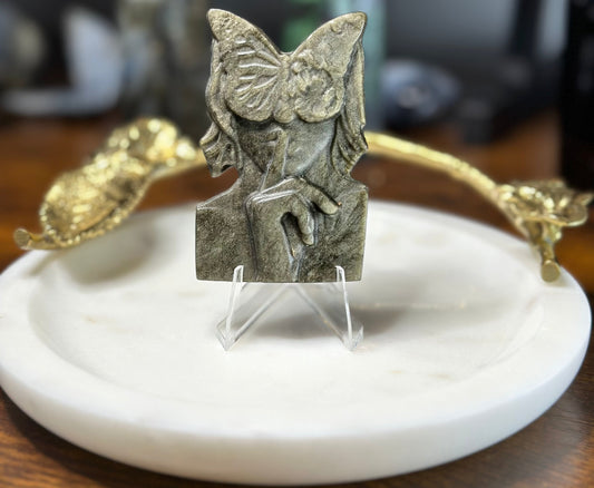 Gold Sheen Obsidian Butterfly Girl
