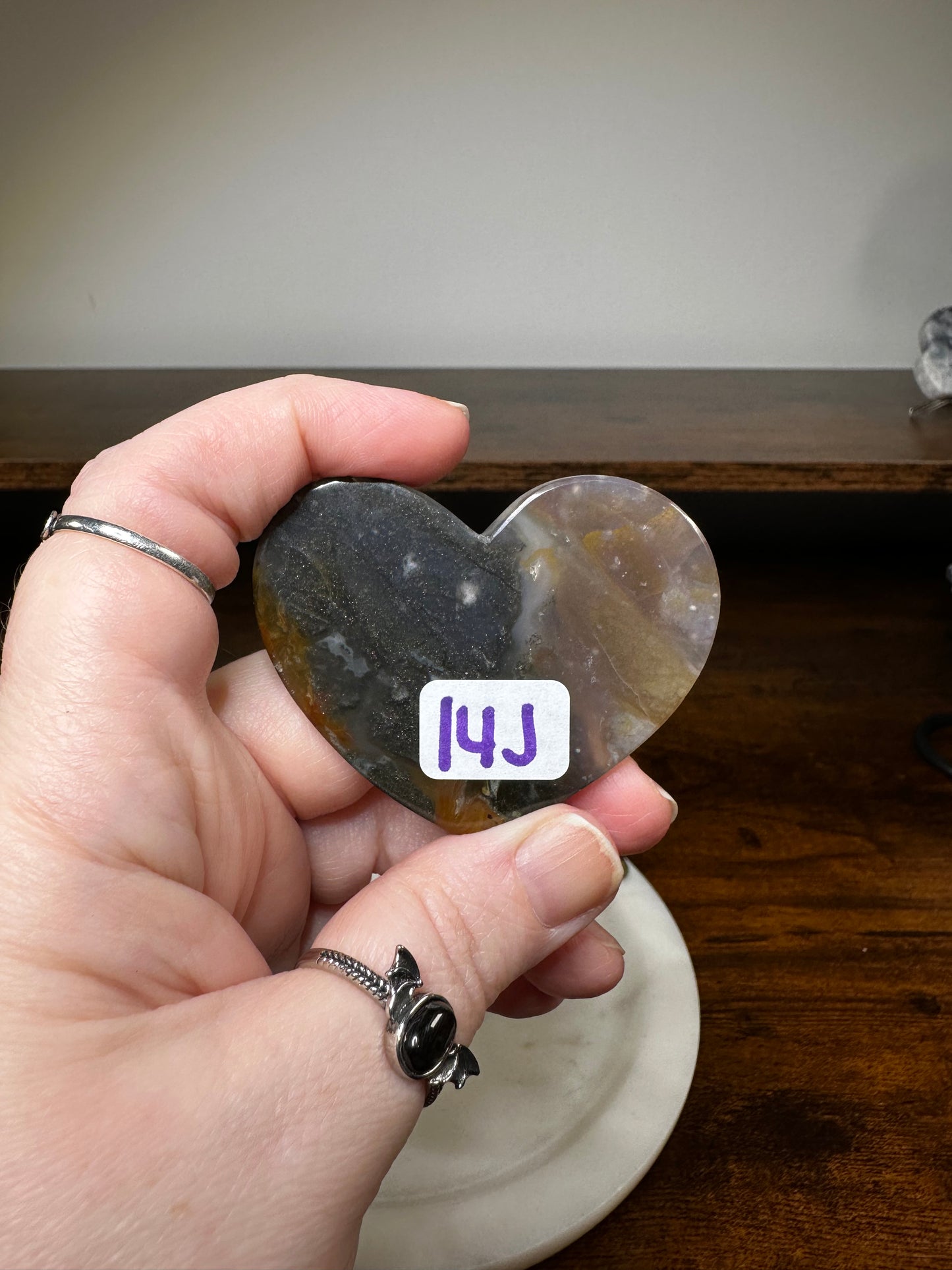 Ocean Jasper Heart