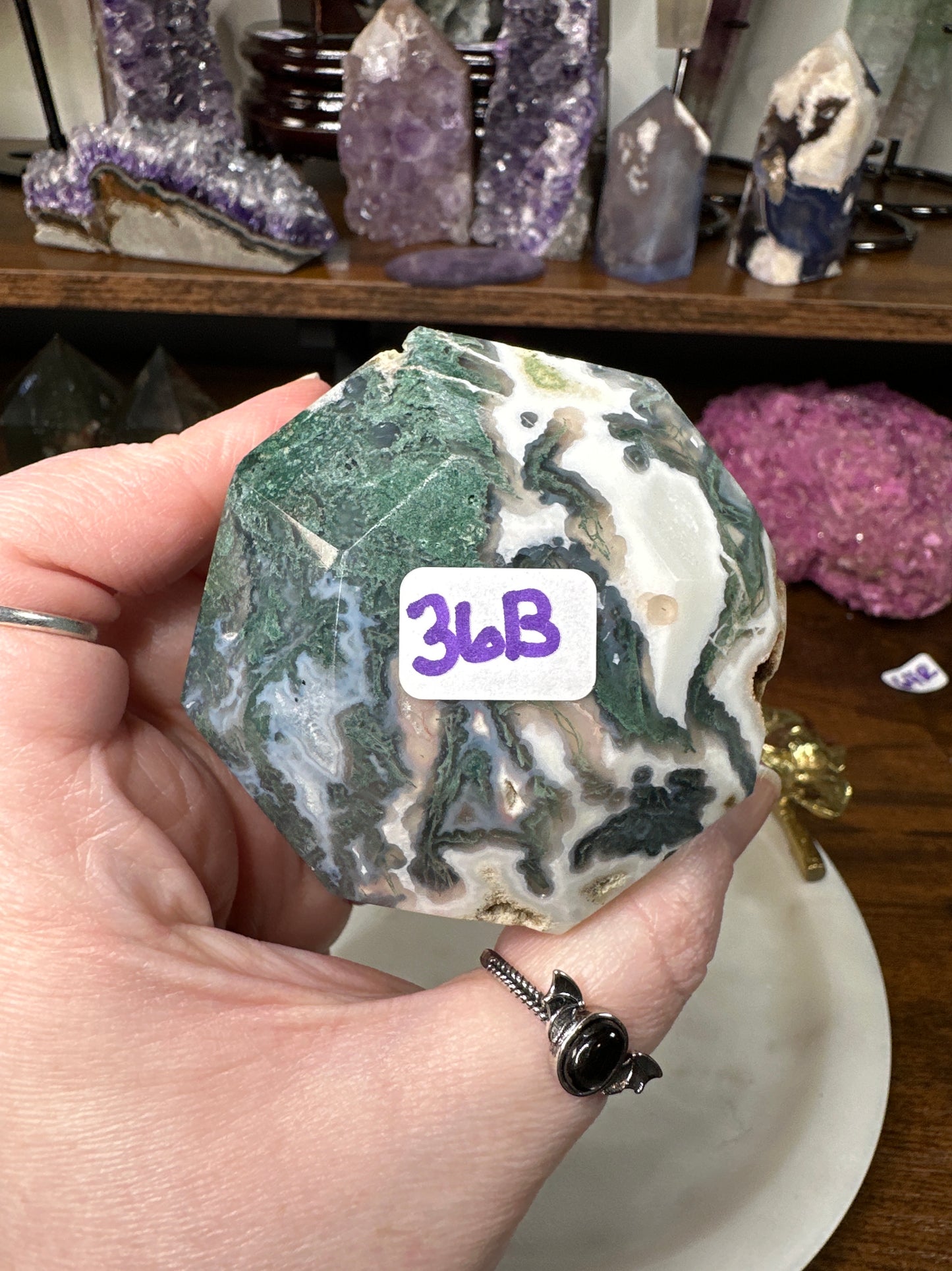 Moss Agate Diamond