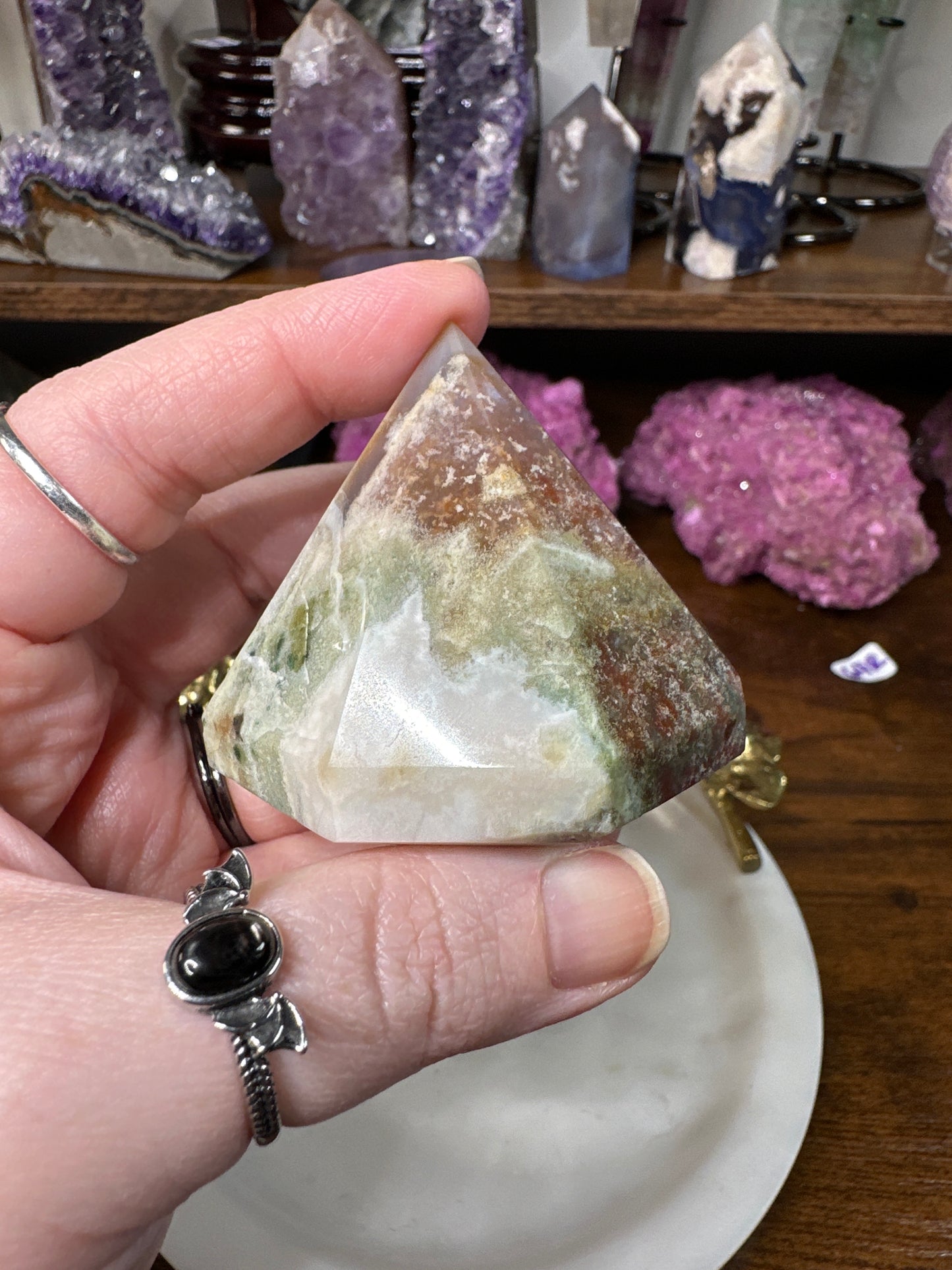 Moss Agate Diamond
