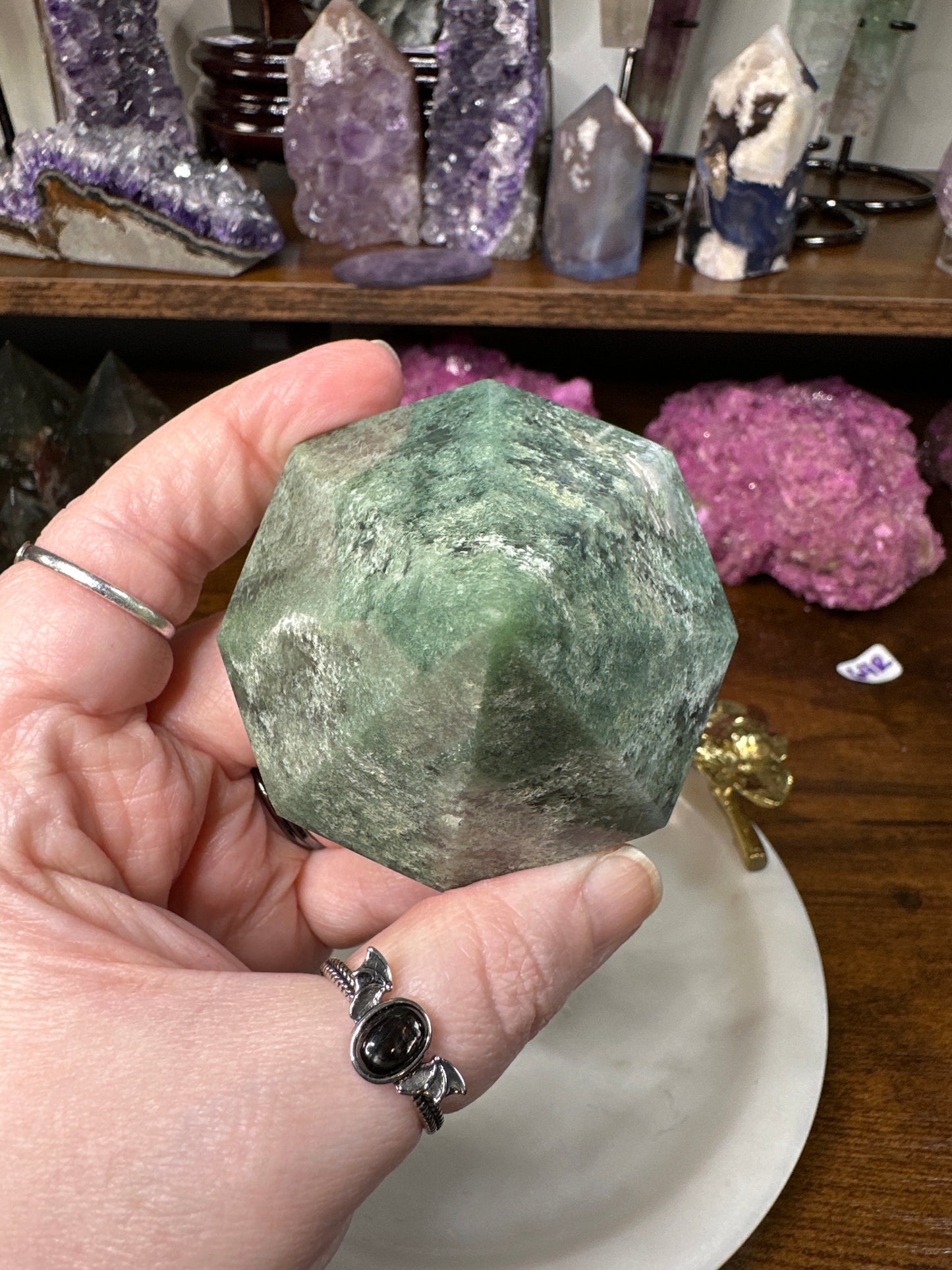 Moss Agate Diamond
