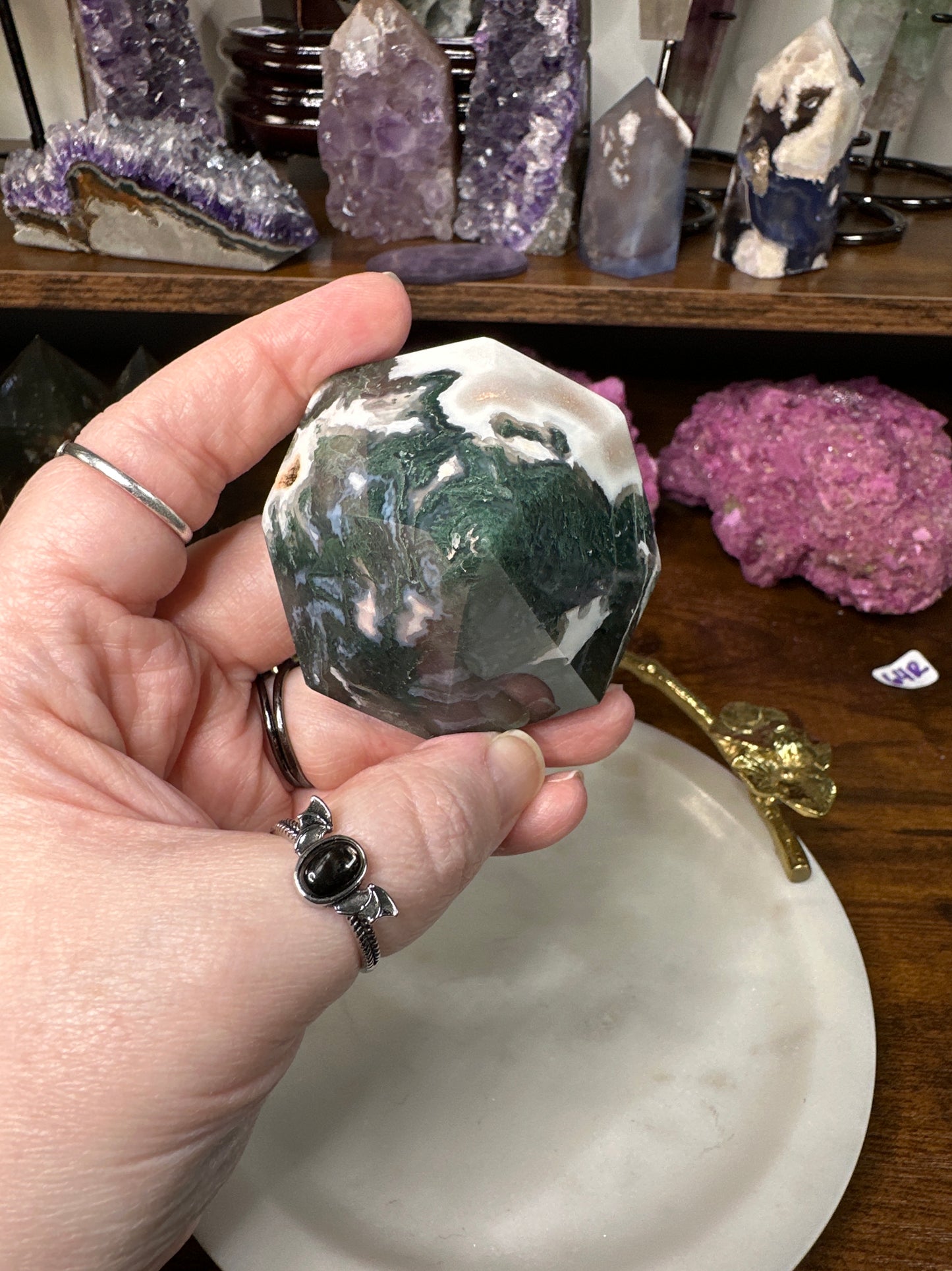 Moss Agate Diamond