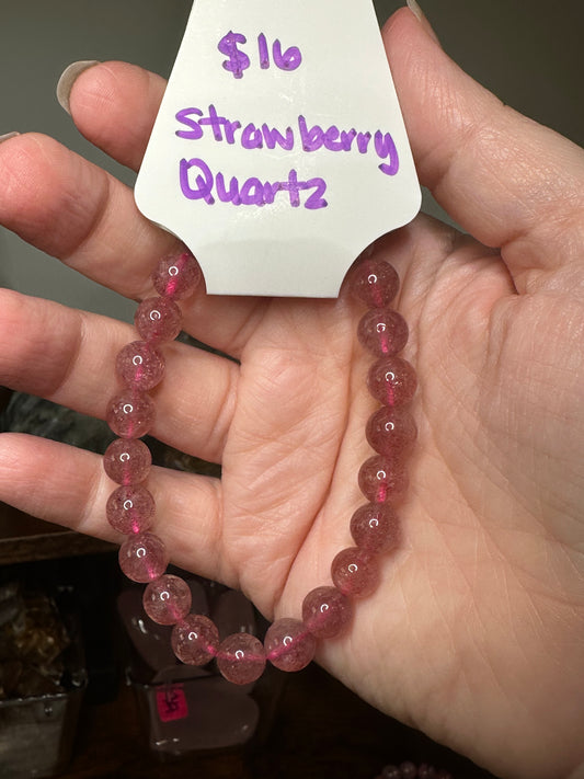 Strawberry Quartz Bracelet