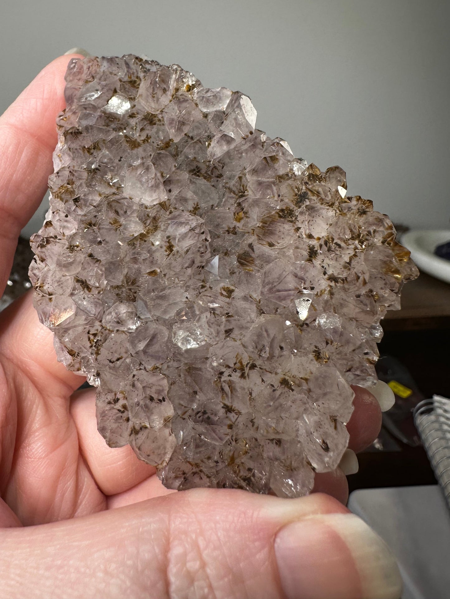 Amethyst Cacoxenite