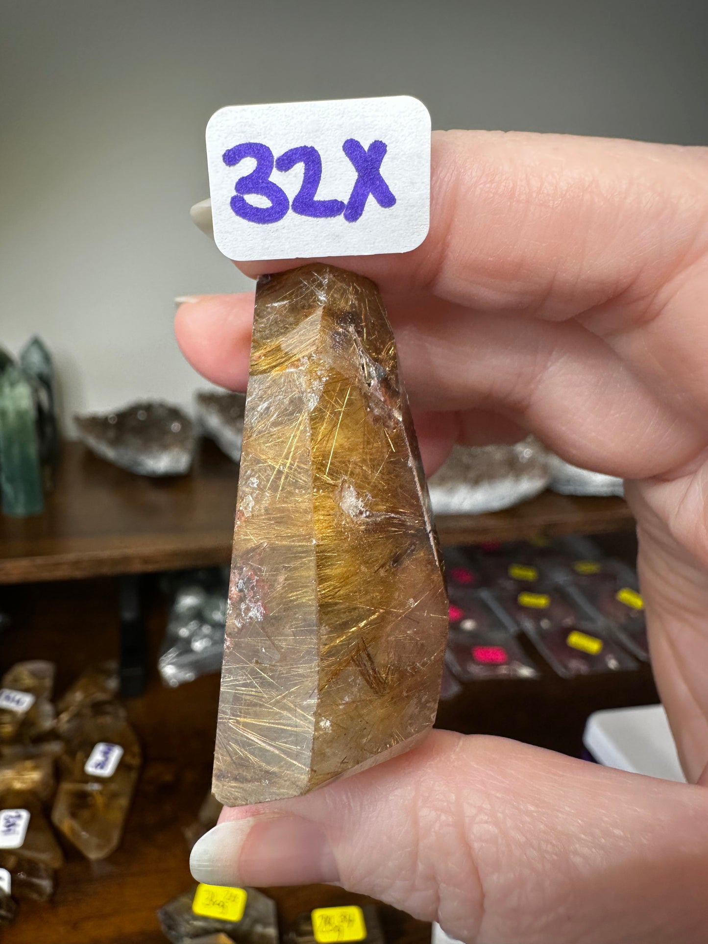 Golden Rutile Quartz Freeform