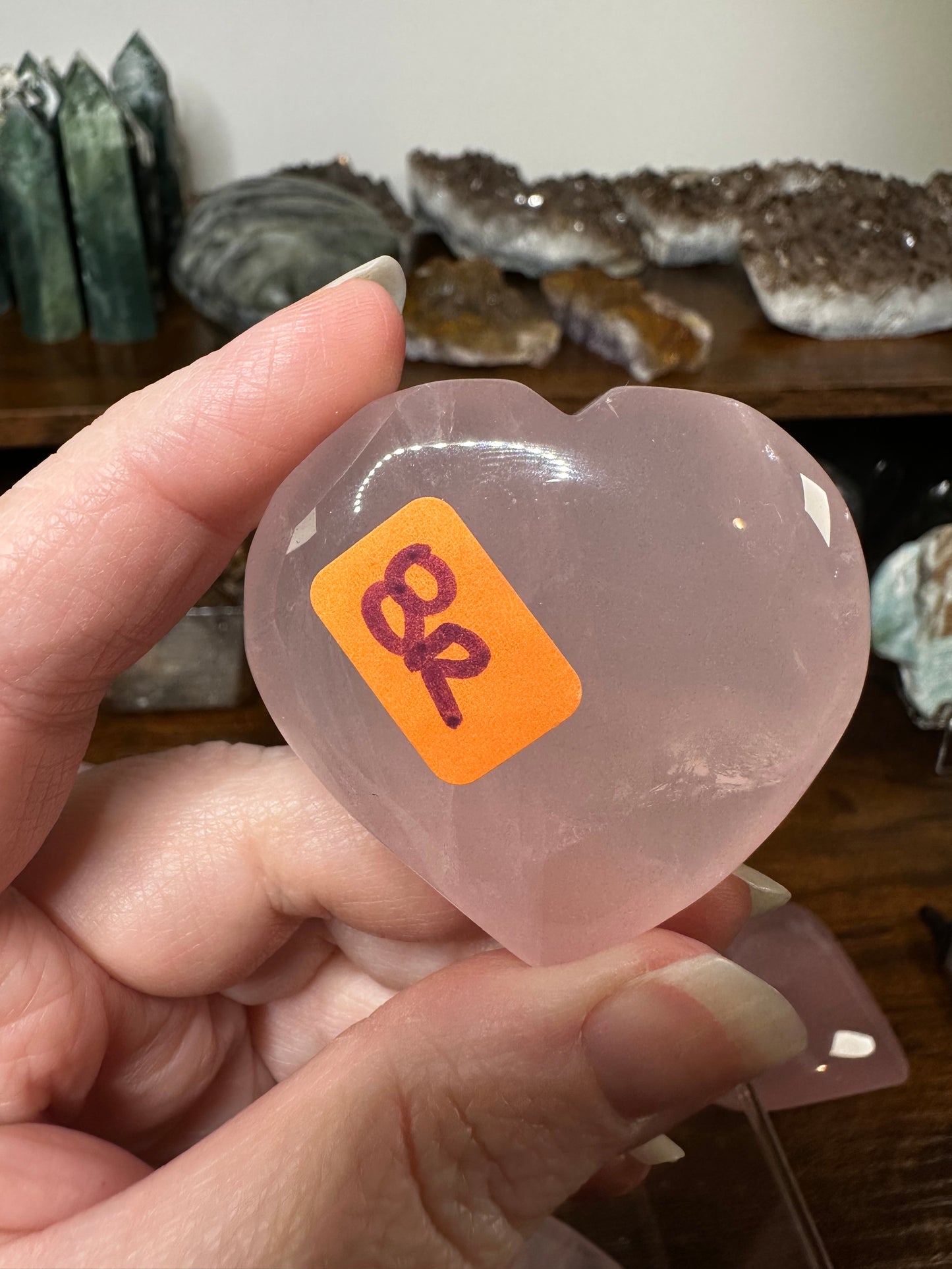 Rose Quartz Heart
