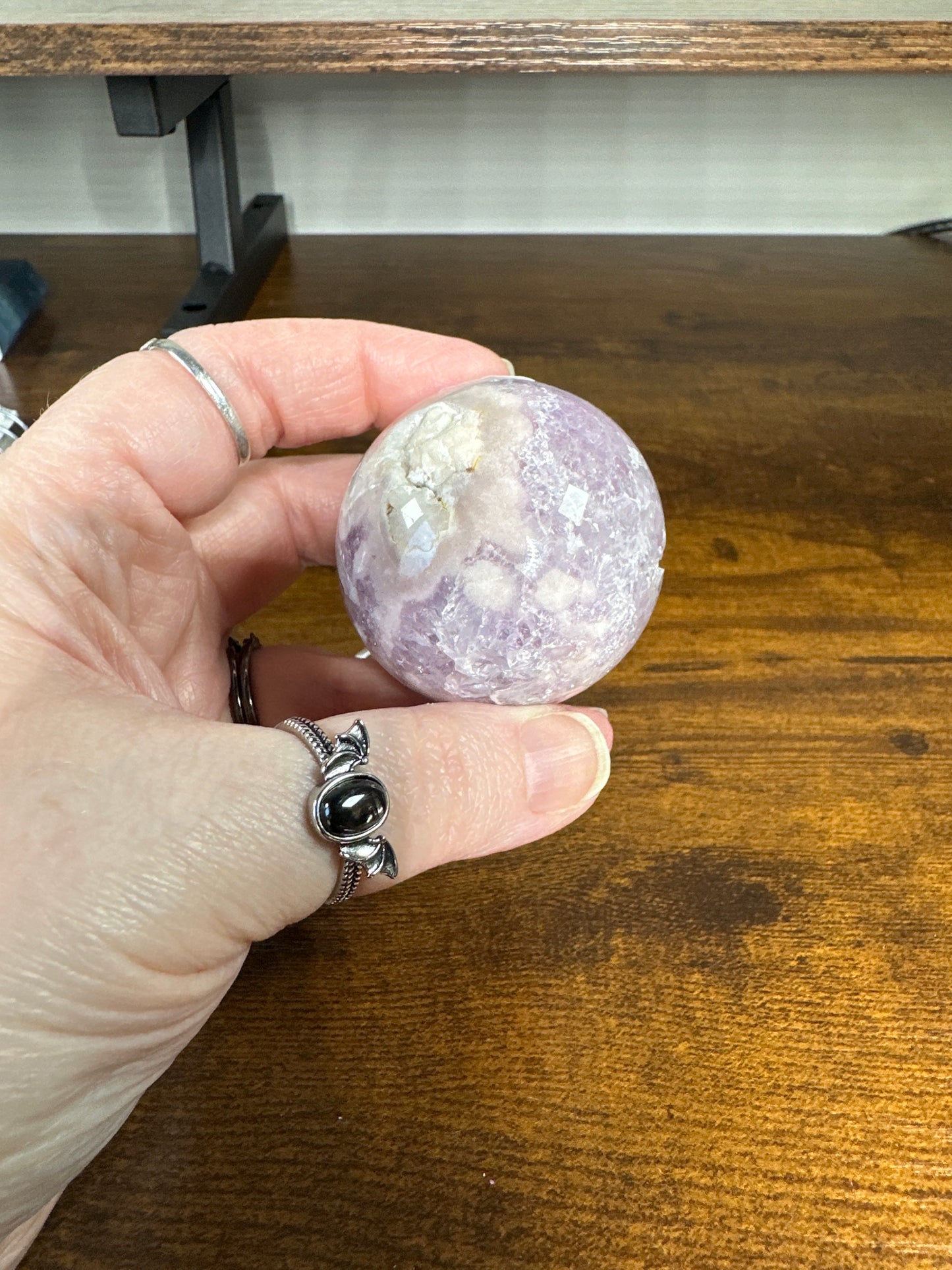 Flower Agate with Pink Amethyst