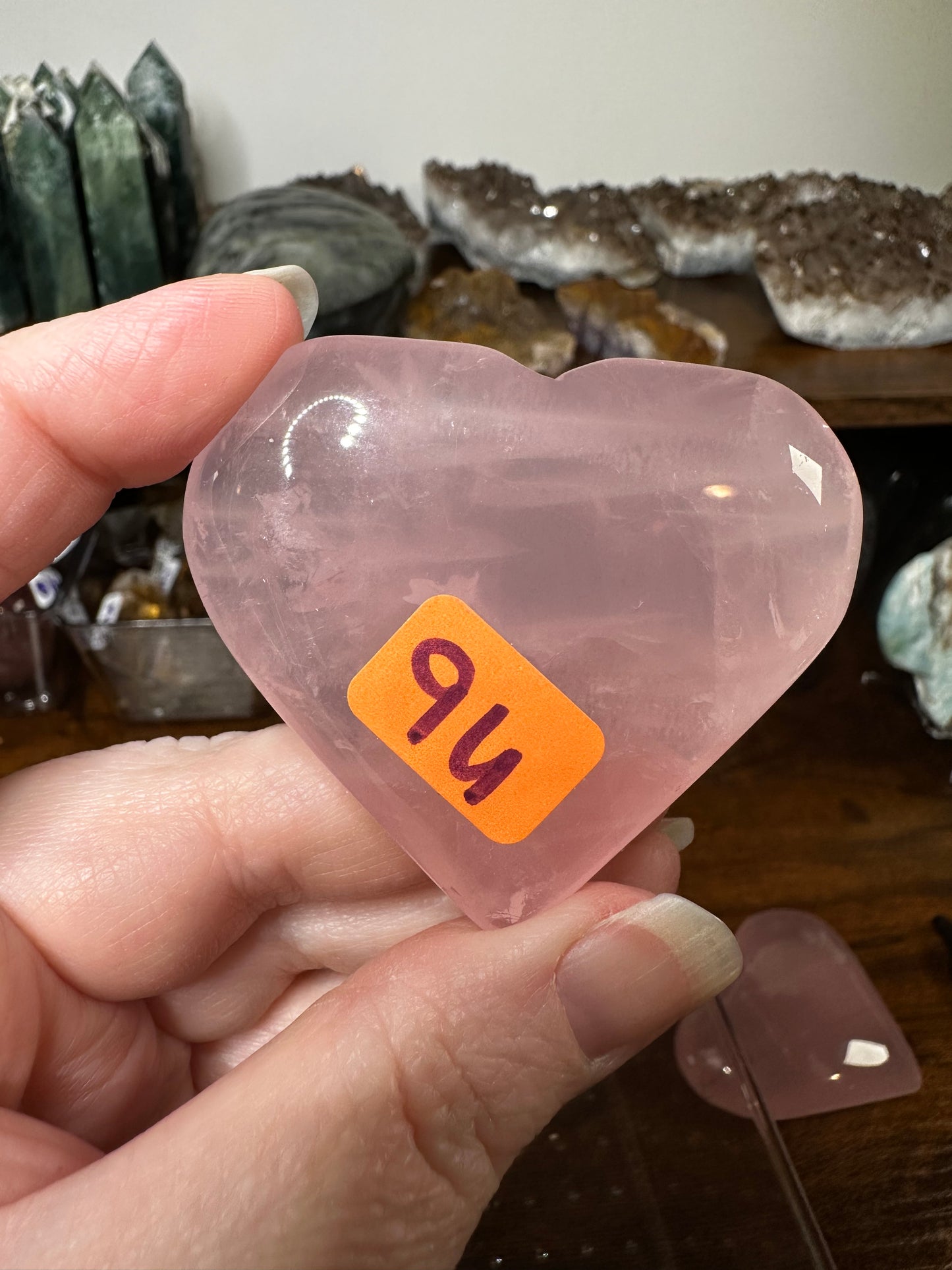 Rose Quartz Heart