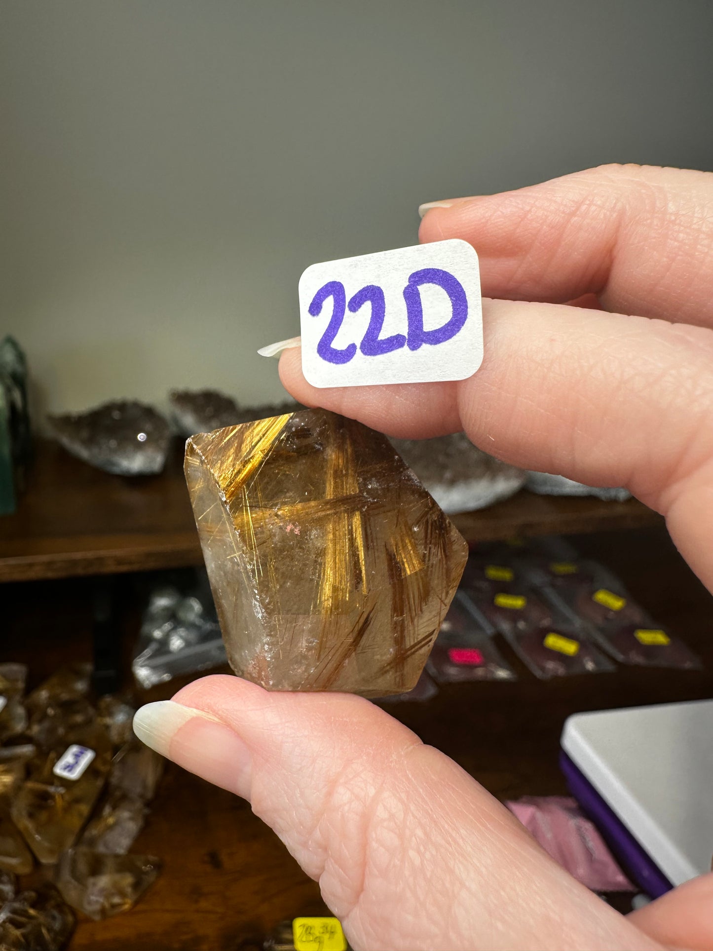 Golden Rutile Quartz Freeform