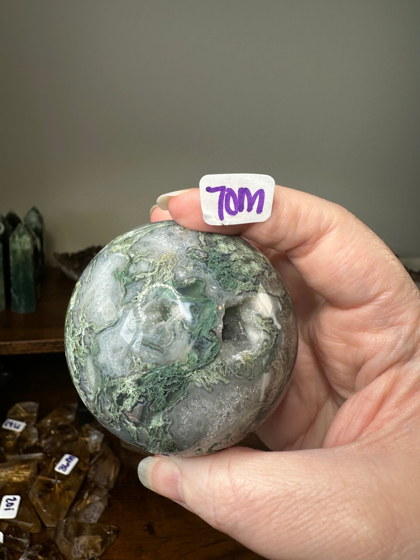 Moss Agate Sphere