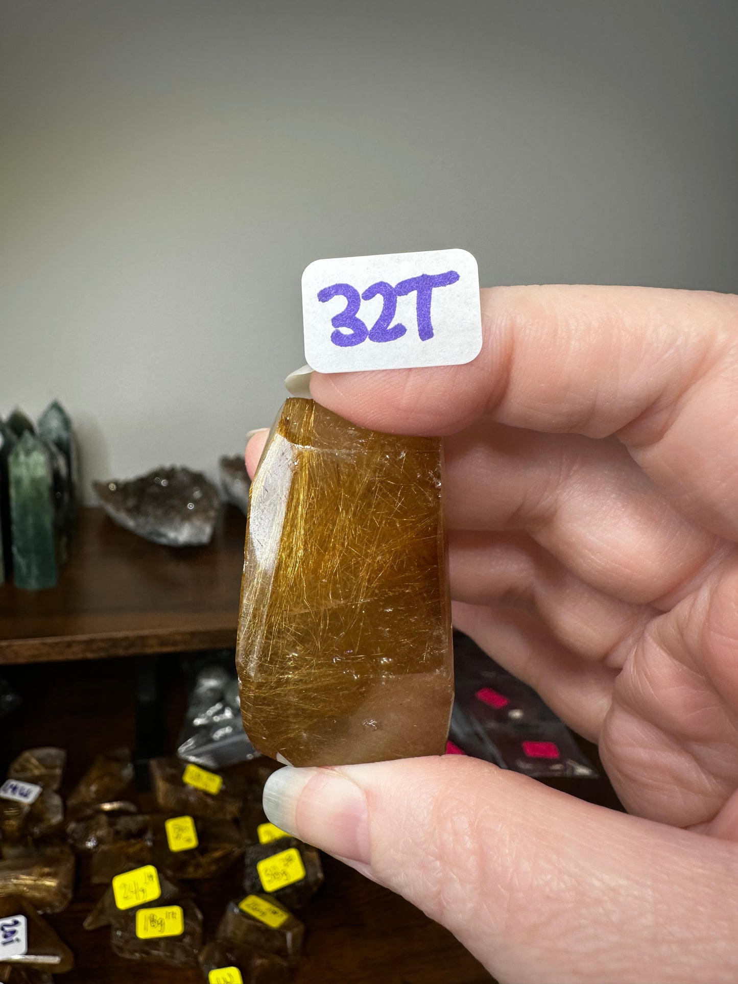 Golden Rutile Quartz Freeform