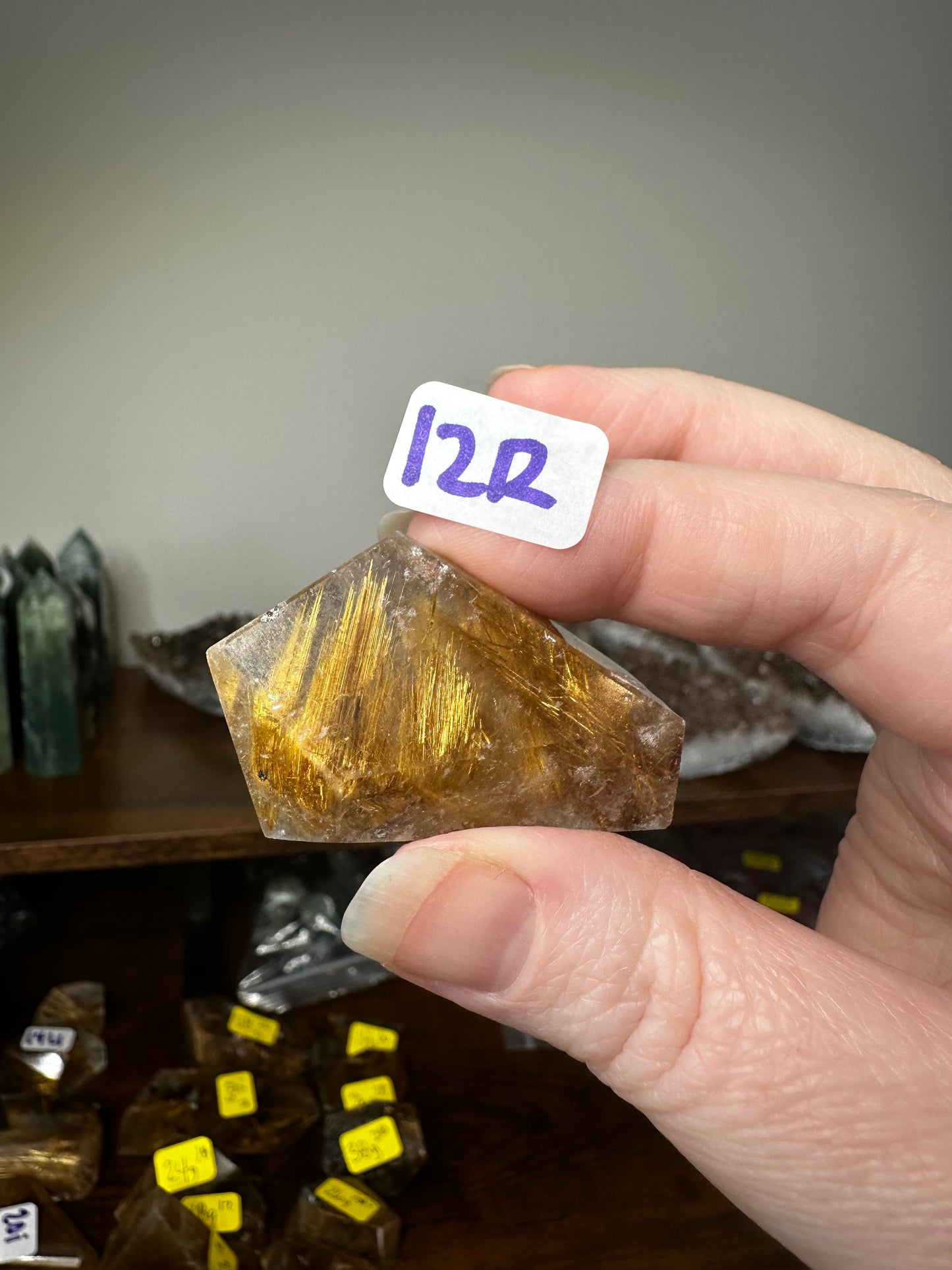 Golden Rutile Quartz Freeform