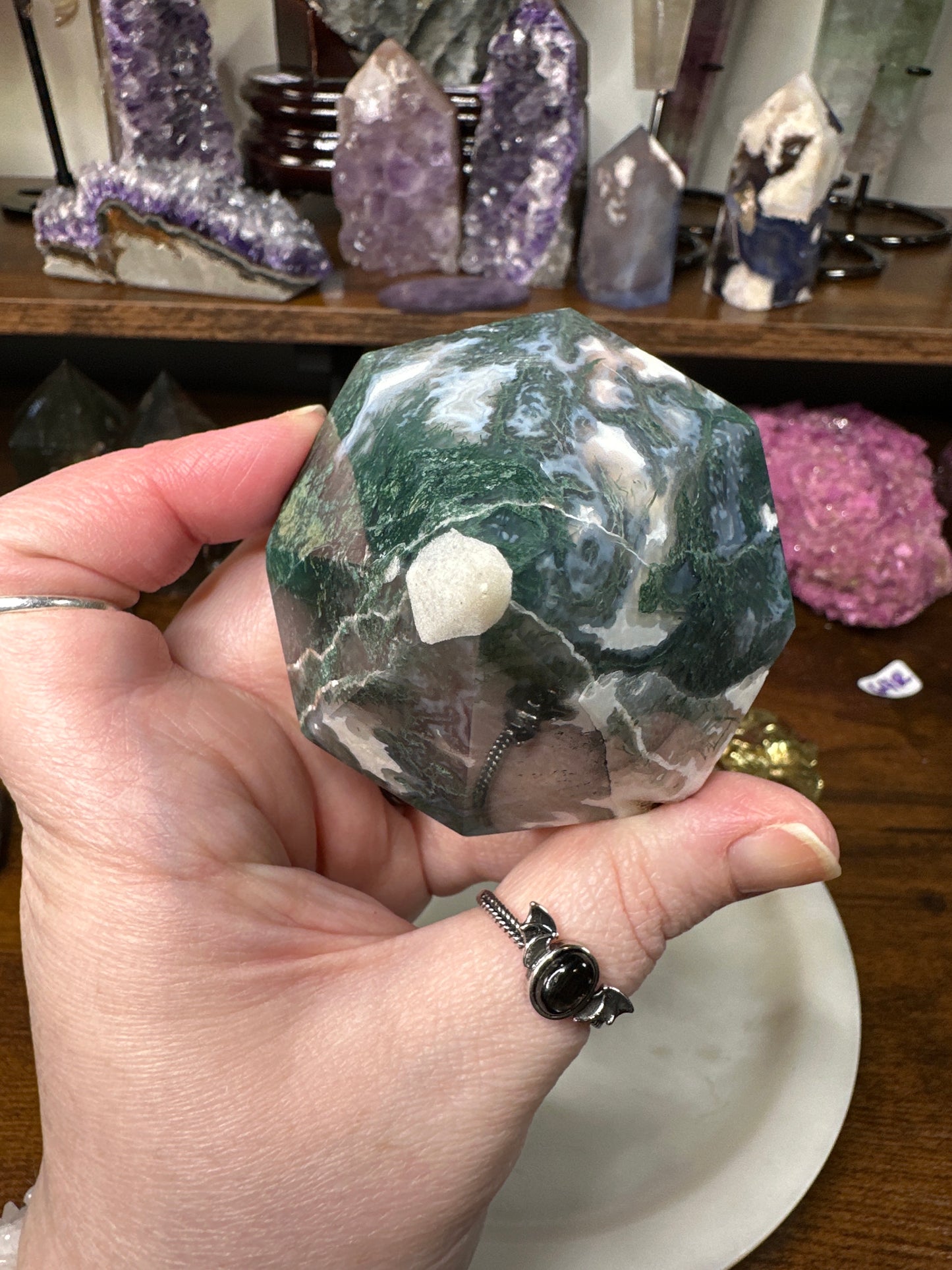 Moss Agate Diamond
