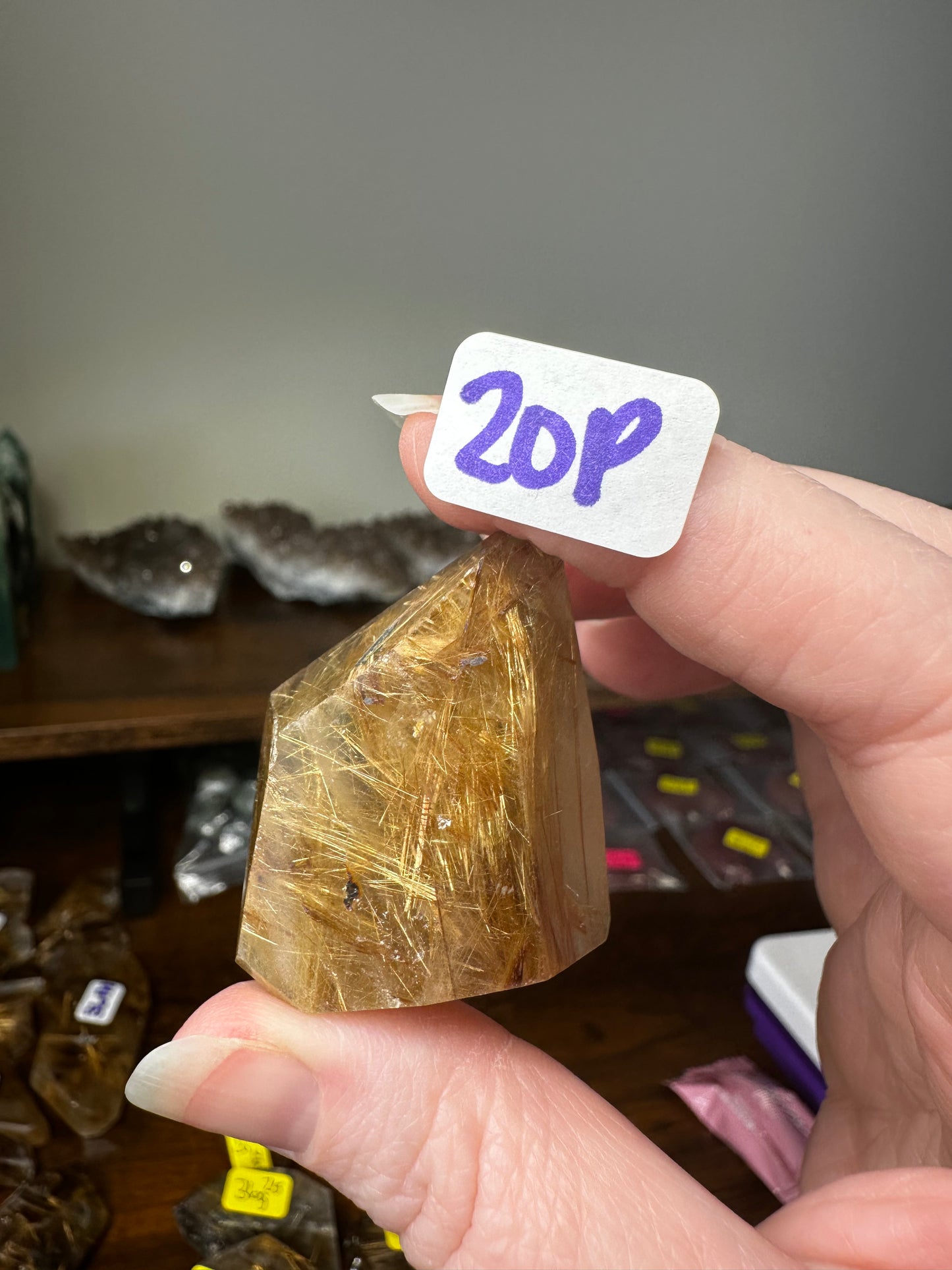 Golden Rutile Quartz Freeform