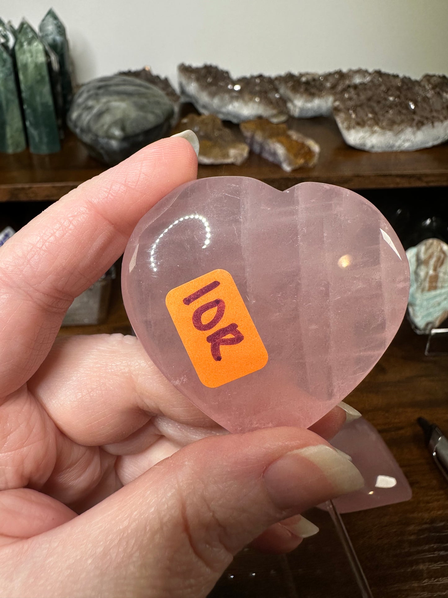 Rose Quartz Heart
