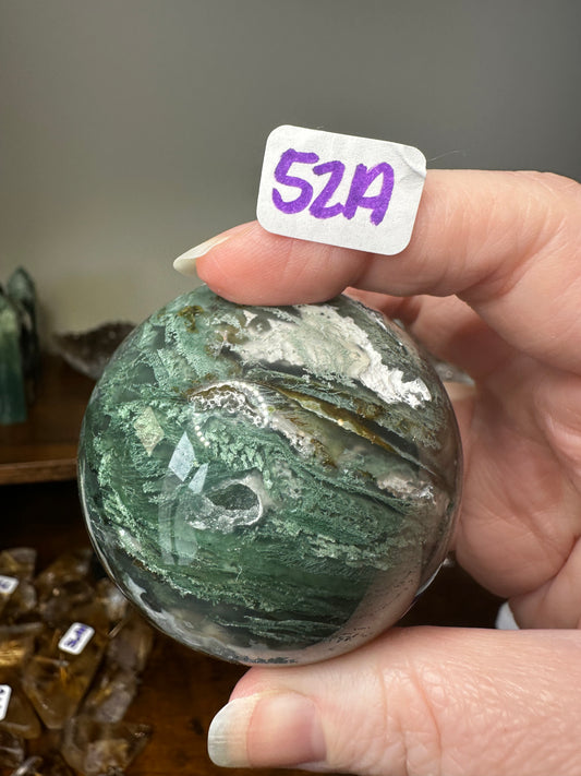 Moss Agate Sphere
