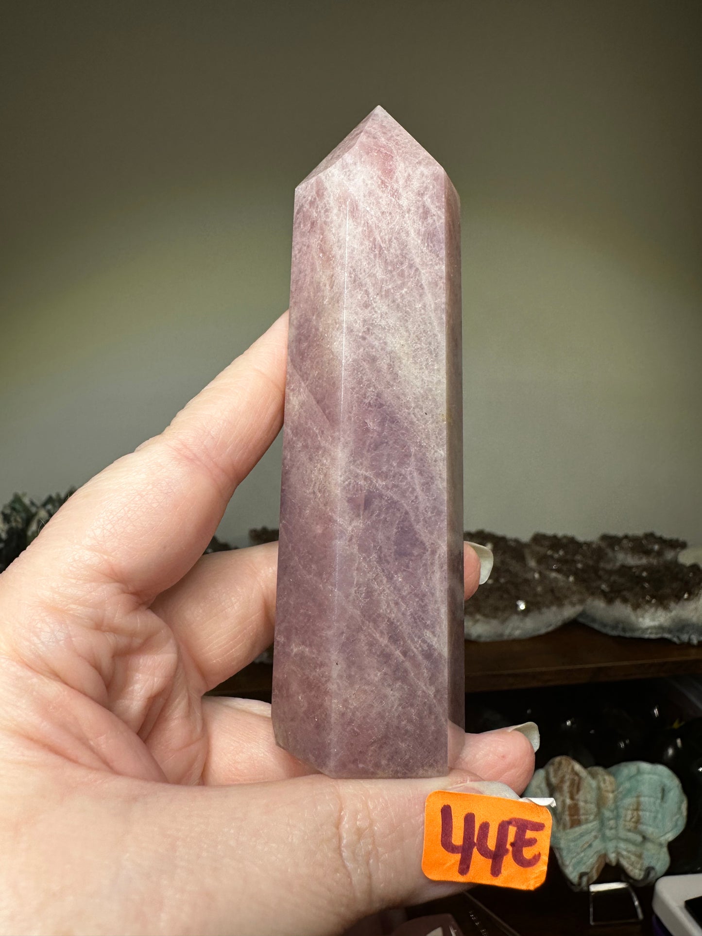 Lavender Rose Quartz Tower