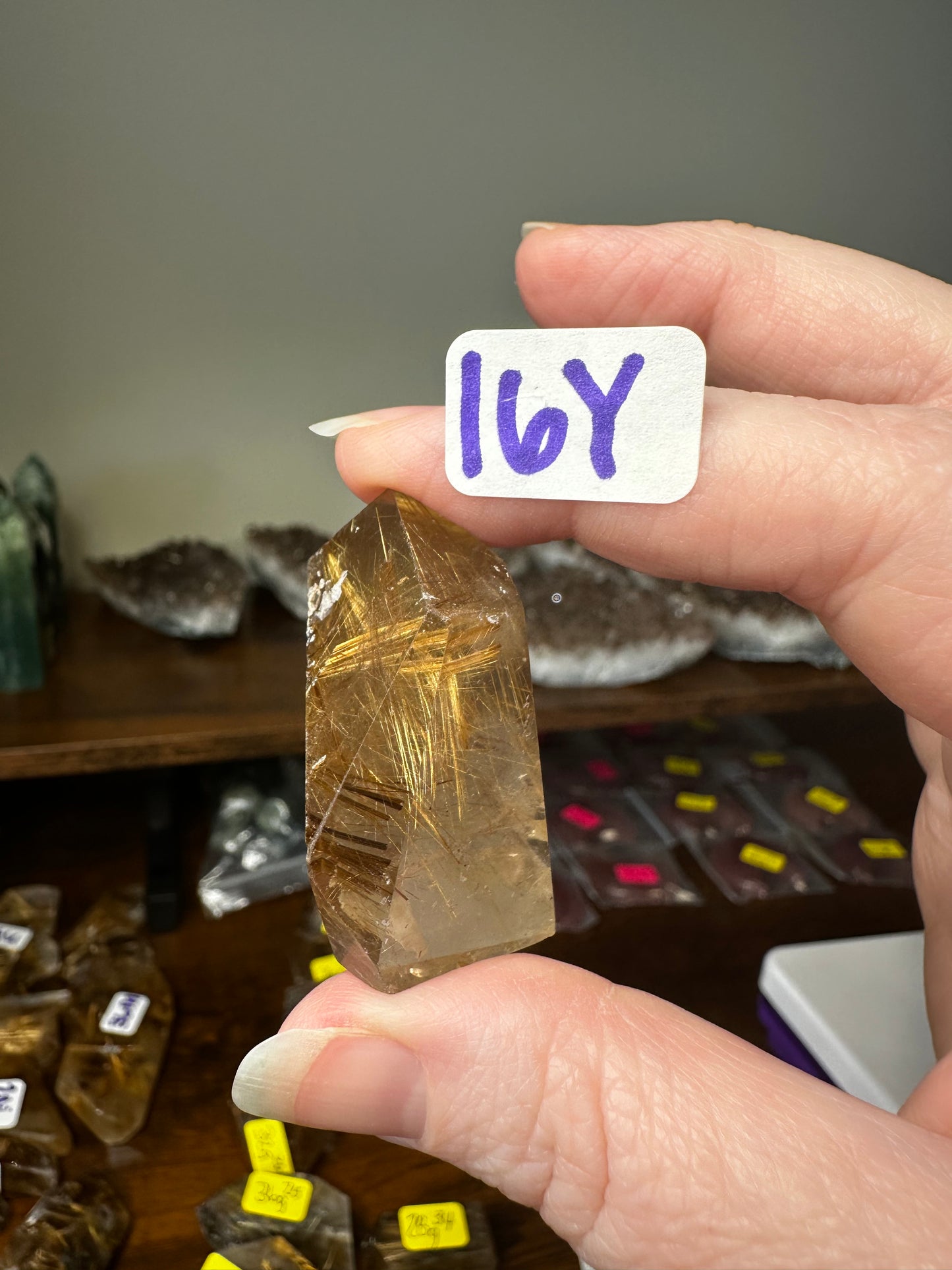 Golden Rutile Quartz Freeform