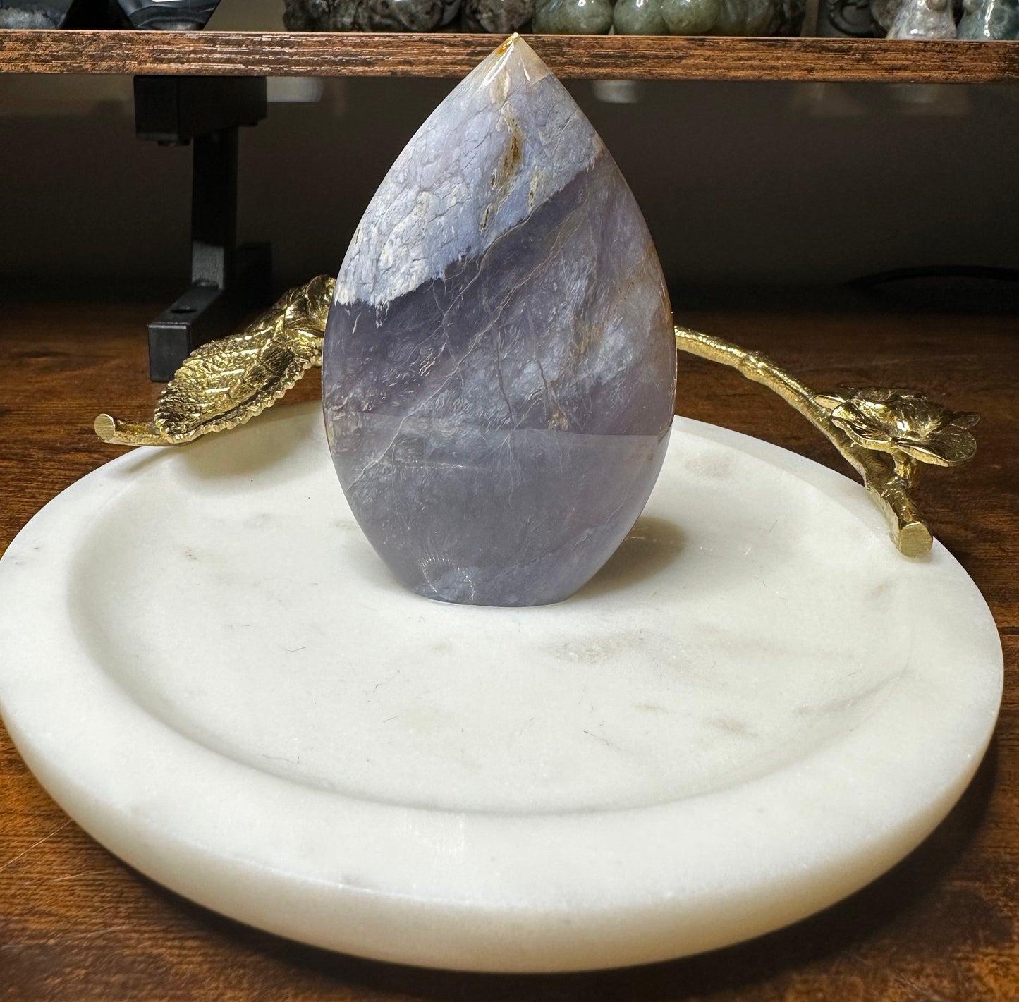 Purple Chalcedony Flame