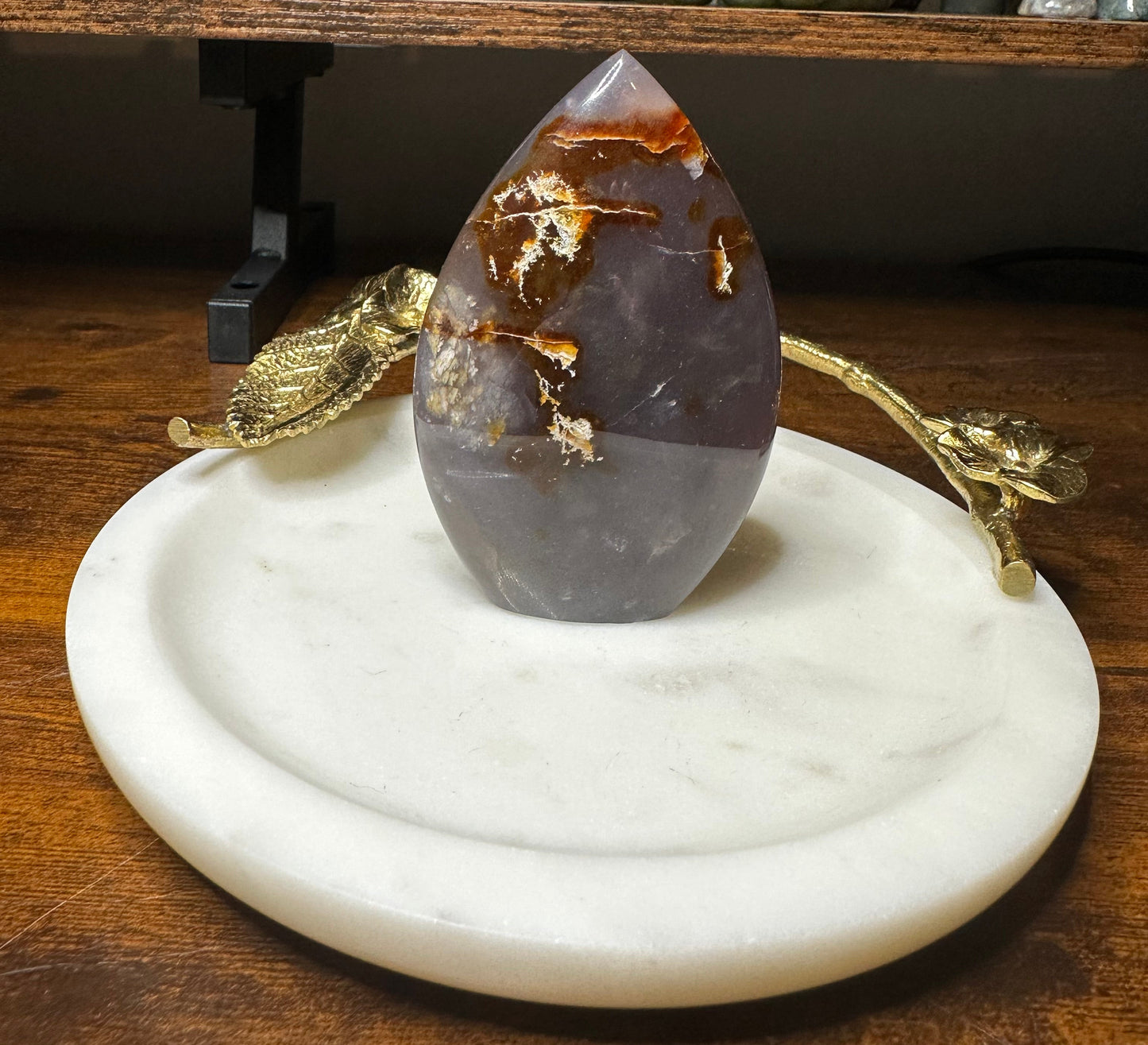 Purple Chalcedony Flame