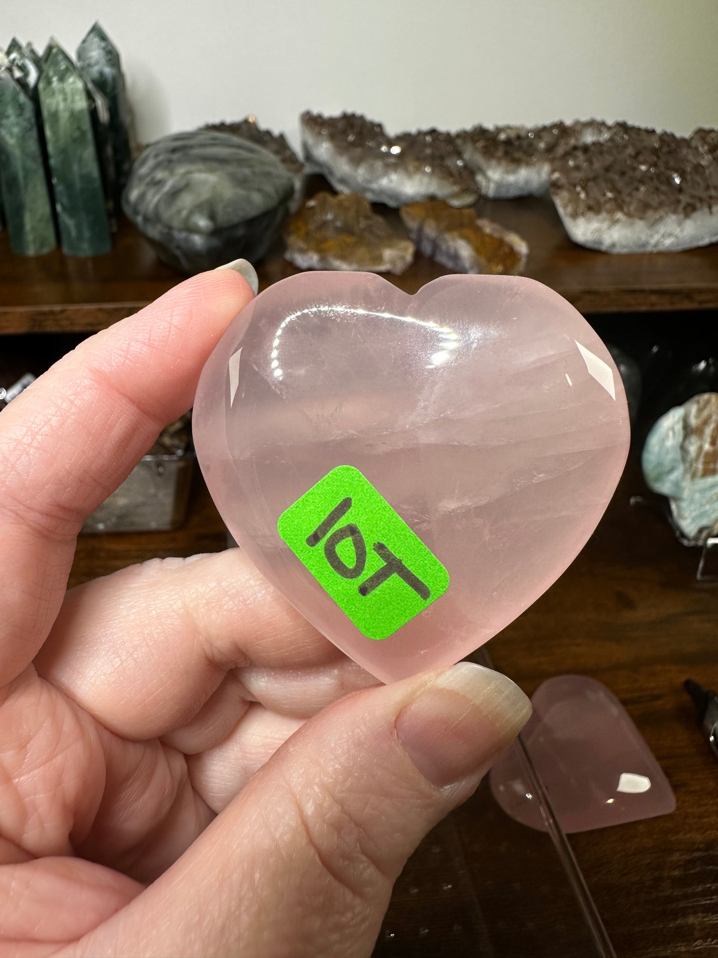 Rose Quartz Heart