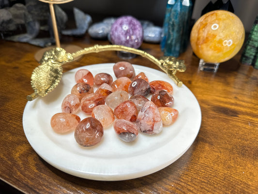 Fire Quartz Tumbles