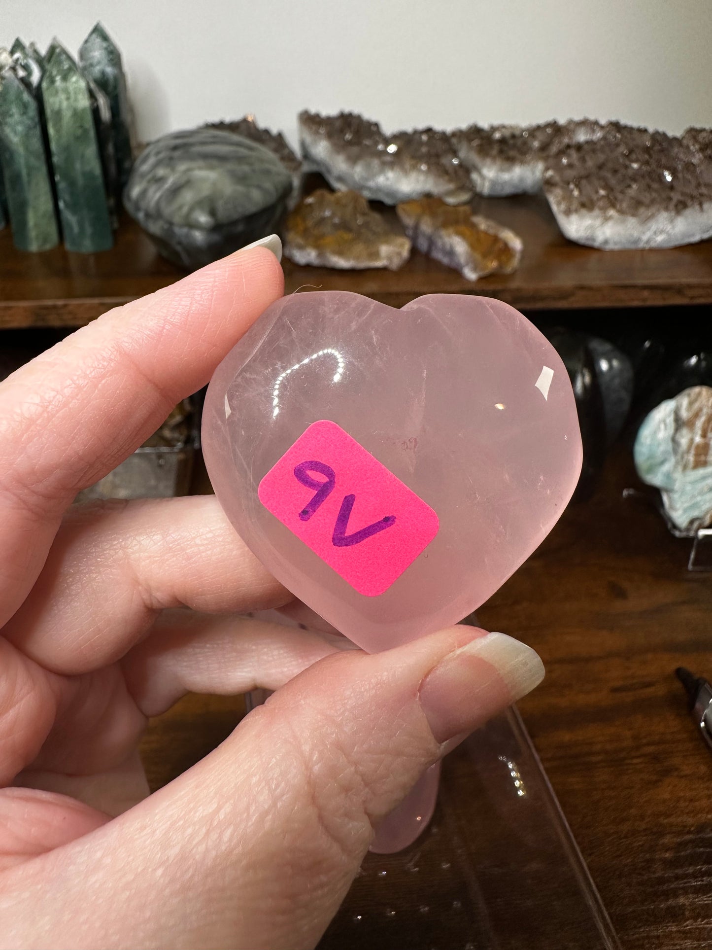 Rose Quartz Heart