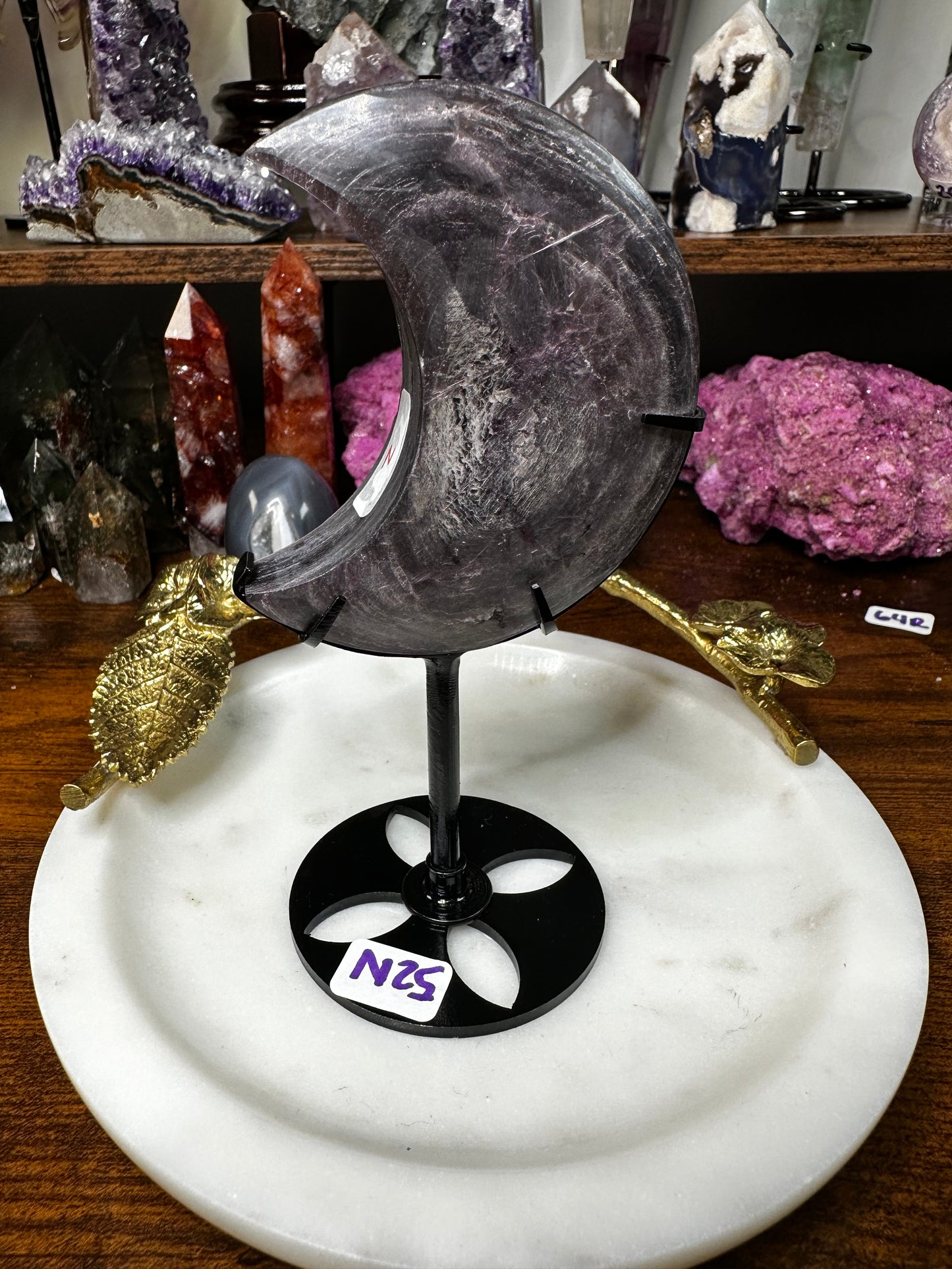 Lepidolite Moon