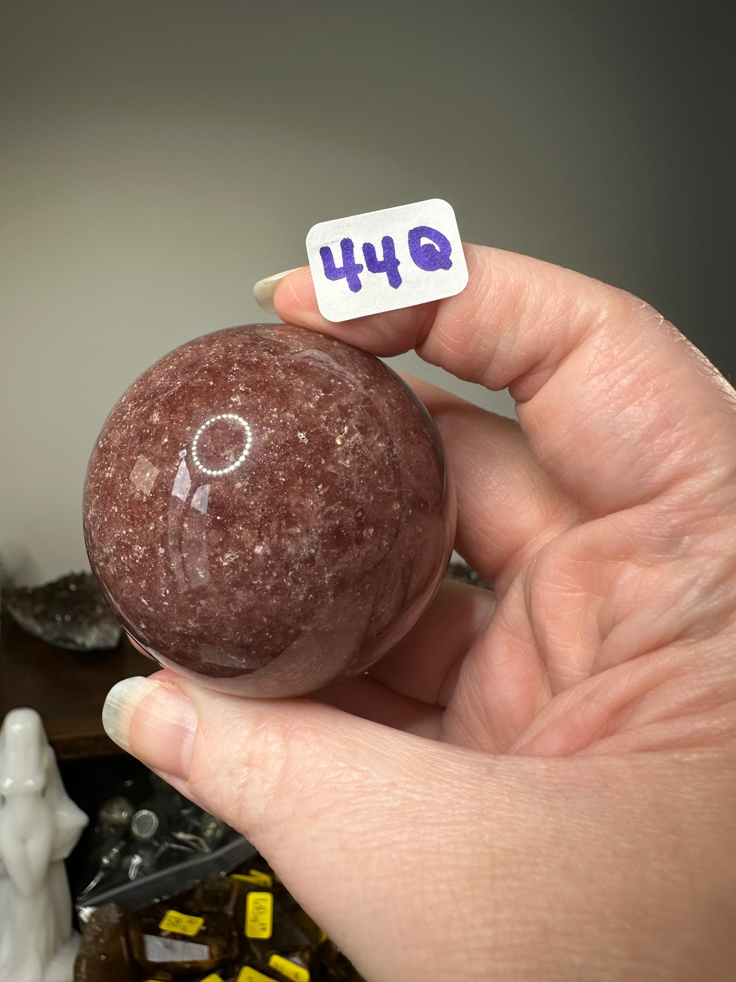 Strawberry Quartz Sphere
