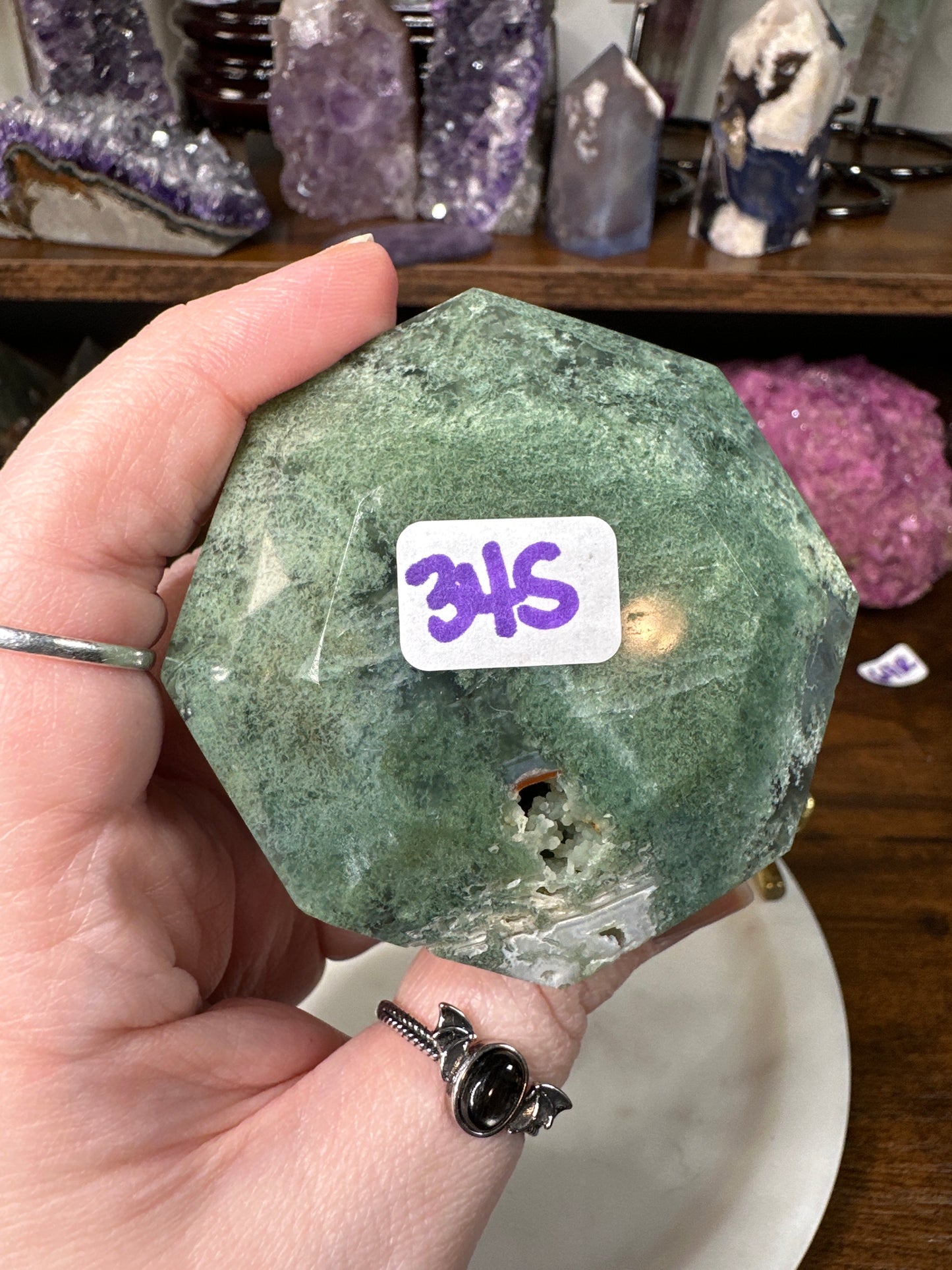 Moss Agate Diamond