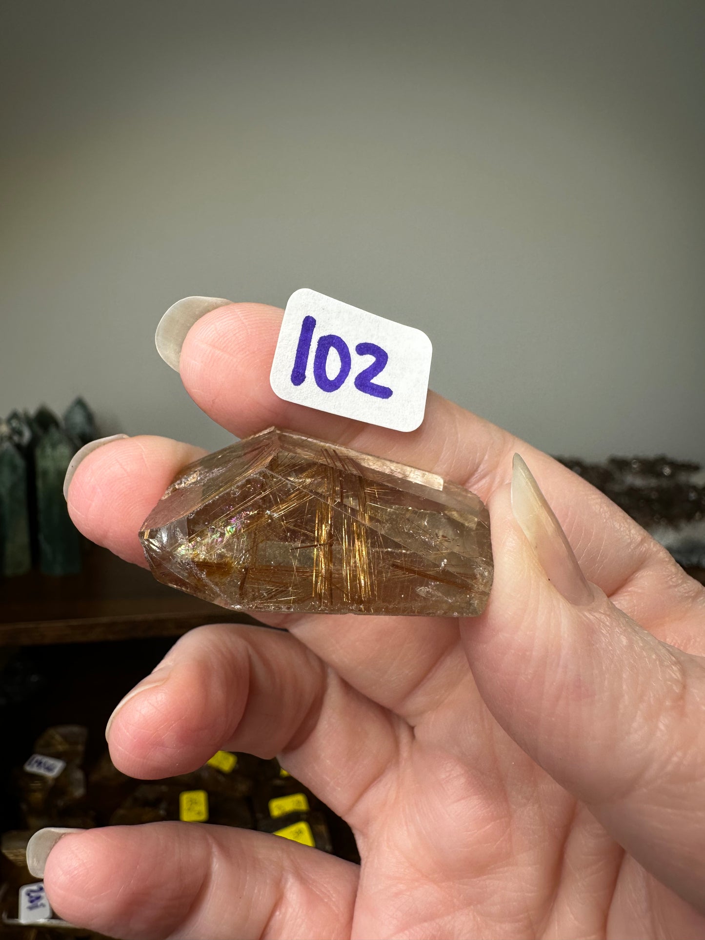 Golden Rutile Quartz Freeform