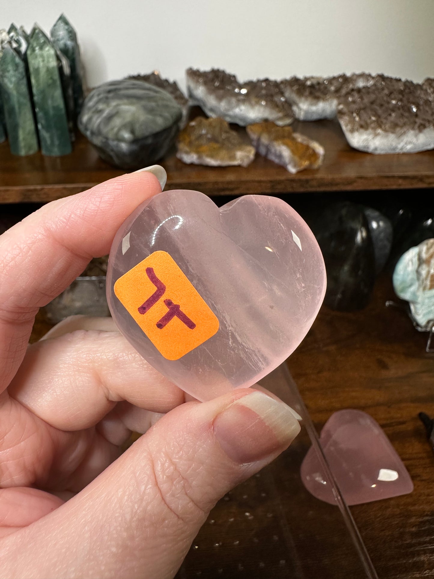 Rose Quartz Heart