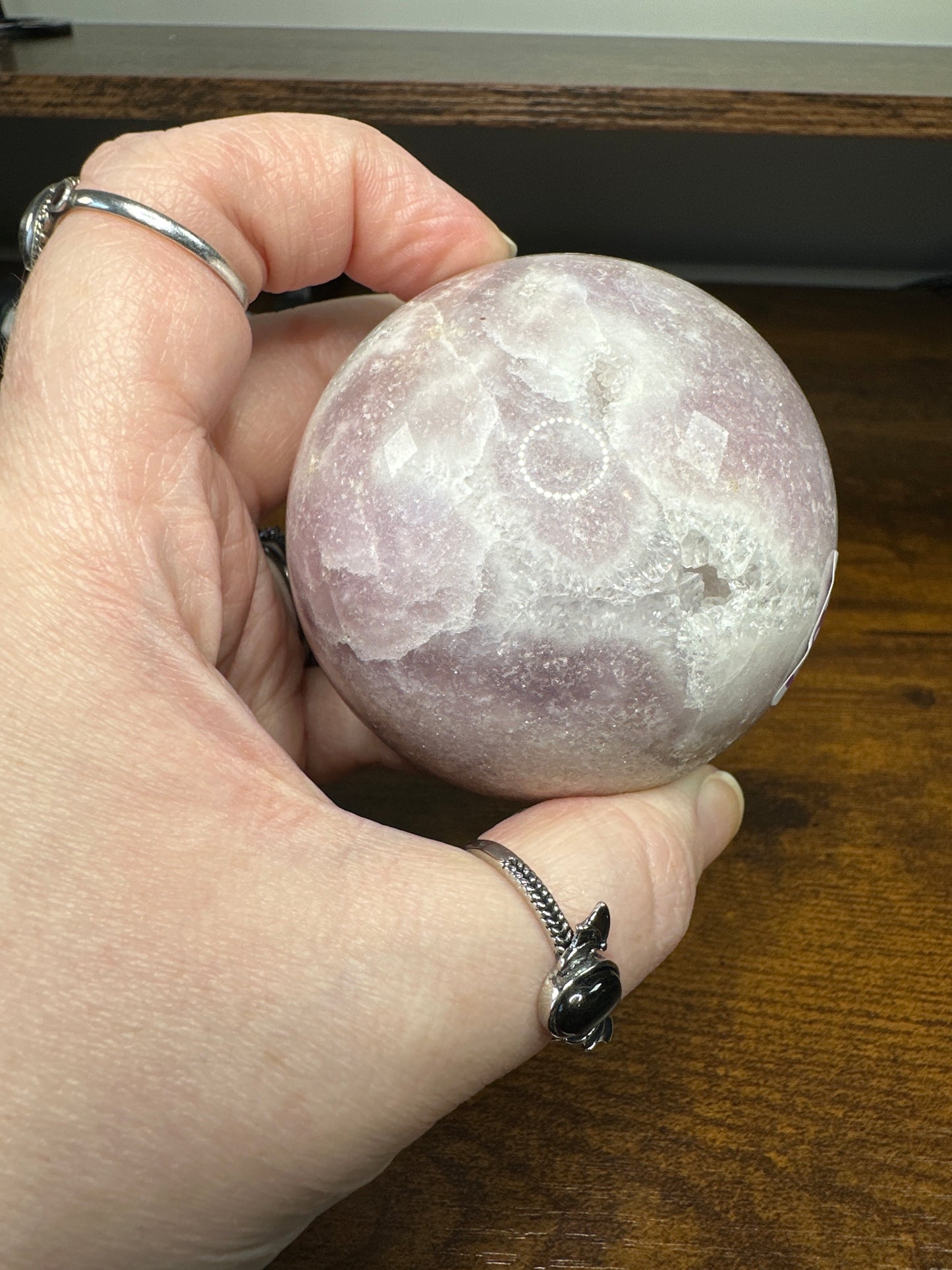Flower Agate with Pink Amethyst