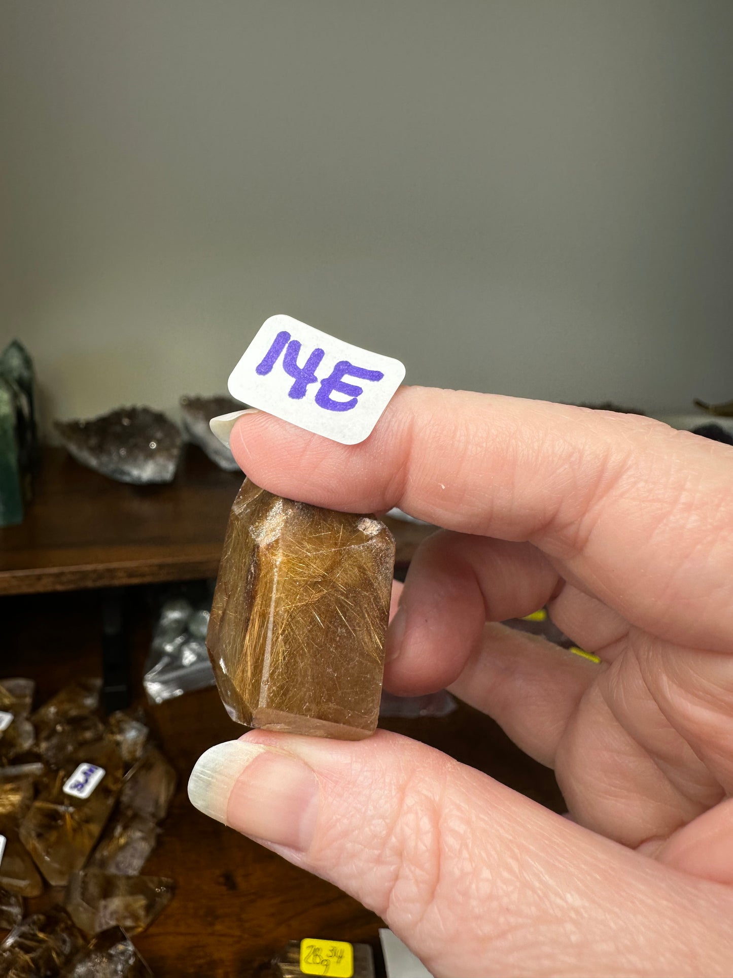 Golden Rutile Quartz Freeform
