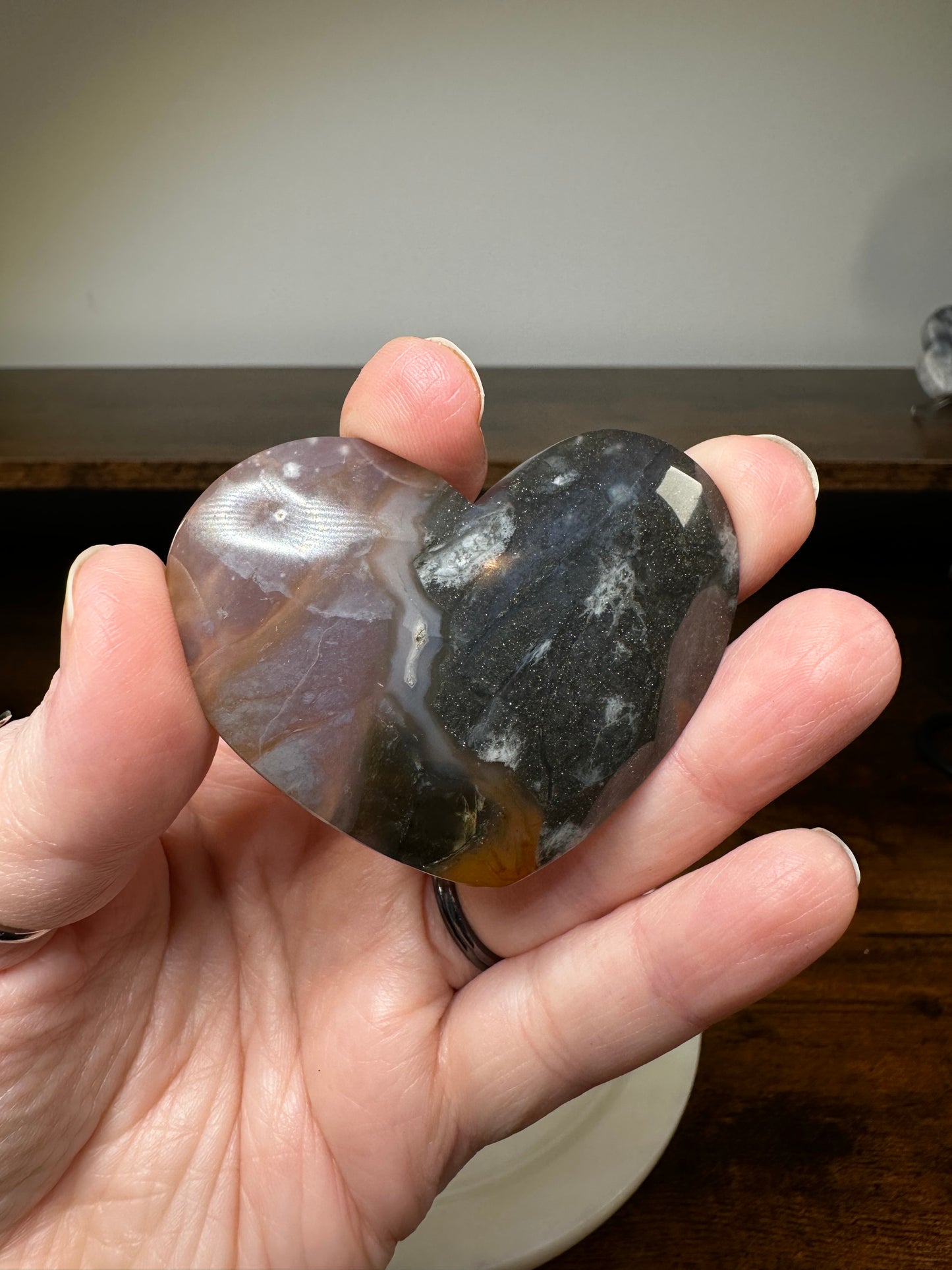 Ocean Jasper Heart