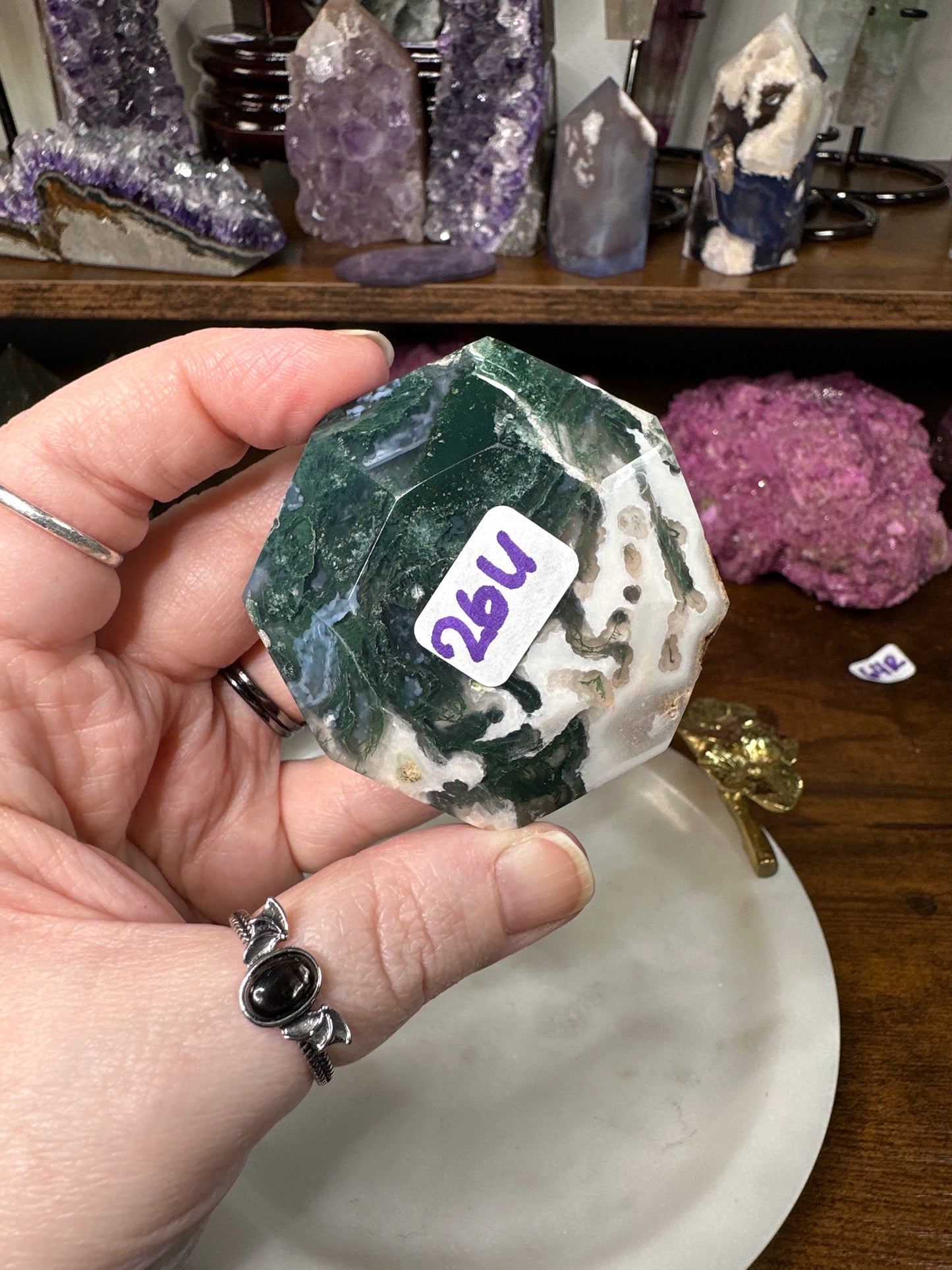 Moss Agate Diamond