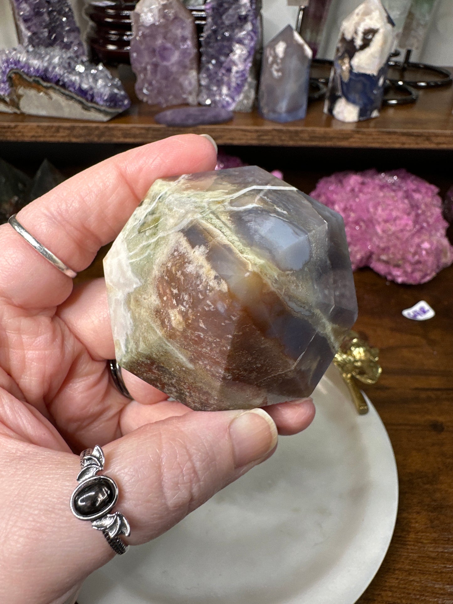 Moss Agate Diamond