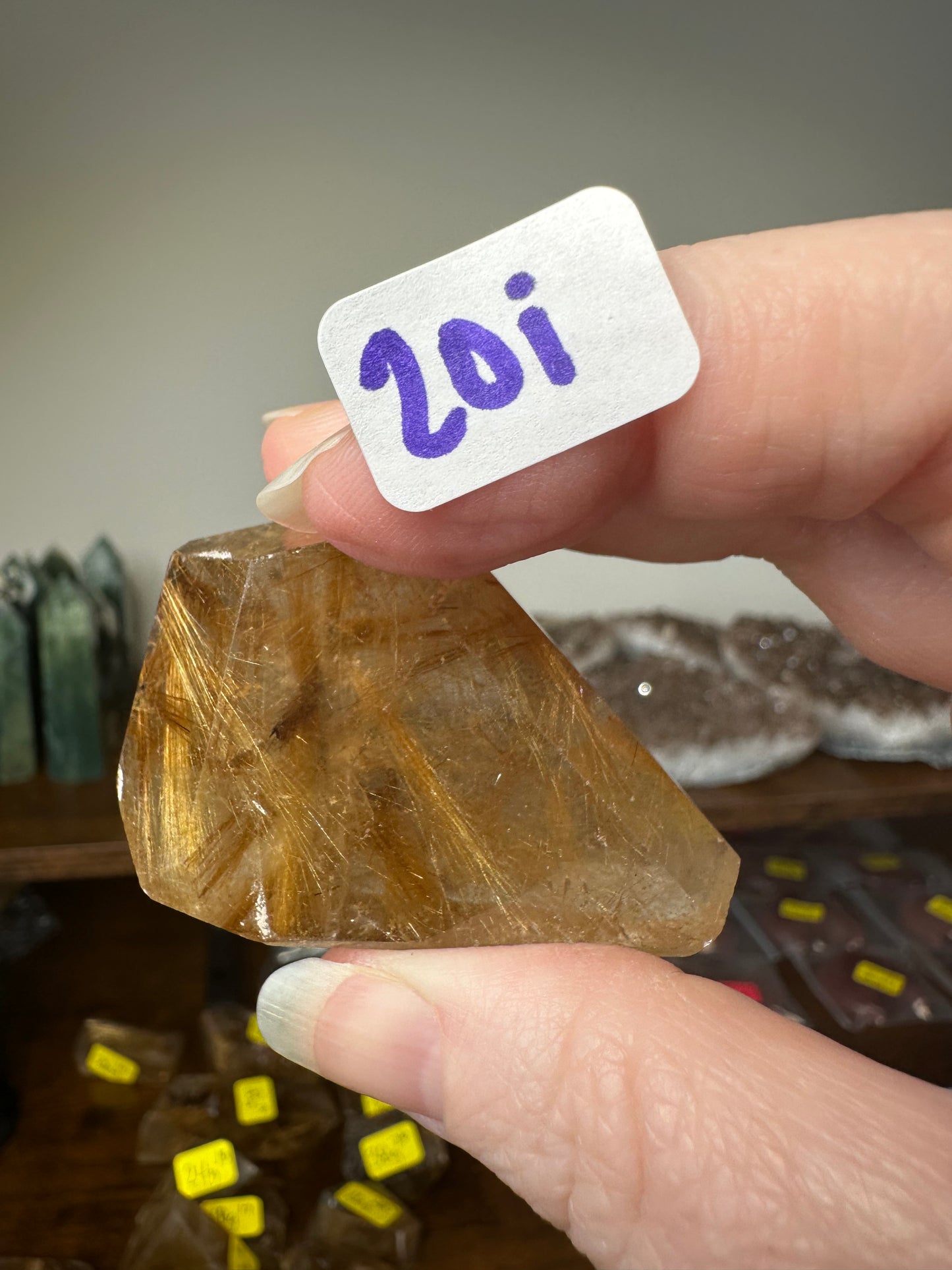 Golden Rutile Quartz Freeform