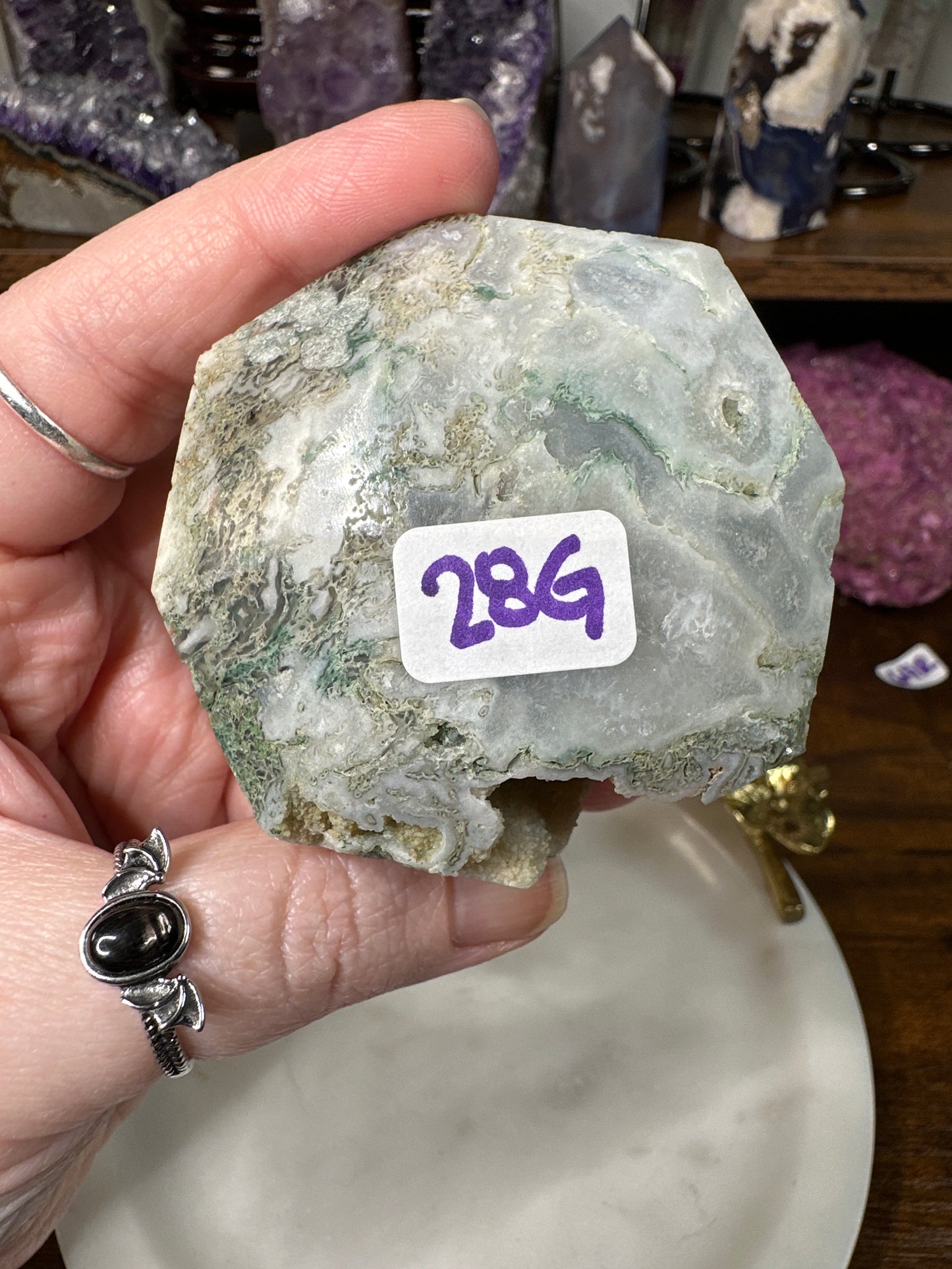 Moss Agate Diamond