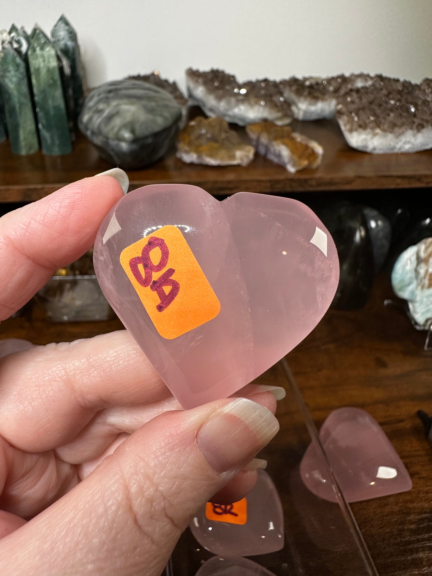 Rose Quartz Heart