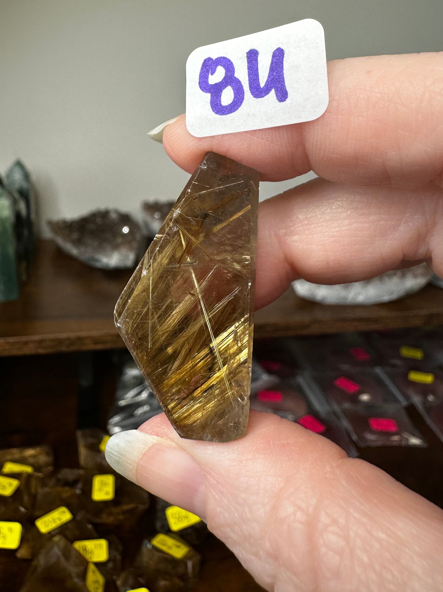 Golden Rutile Quartz Freeform