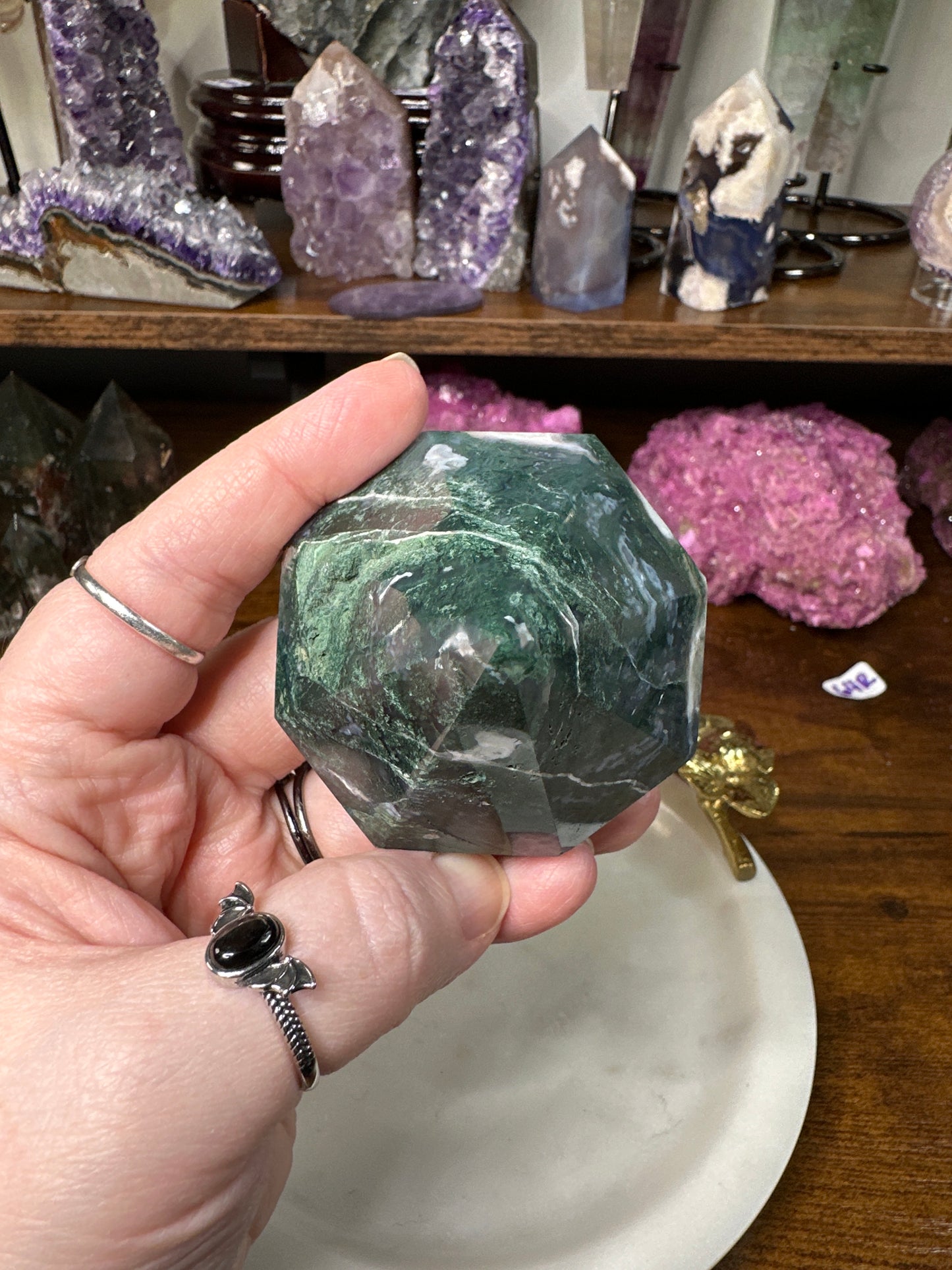 Moss Agate Diamond