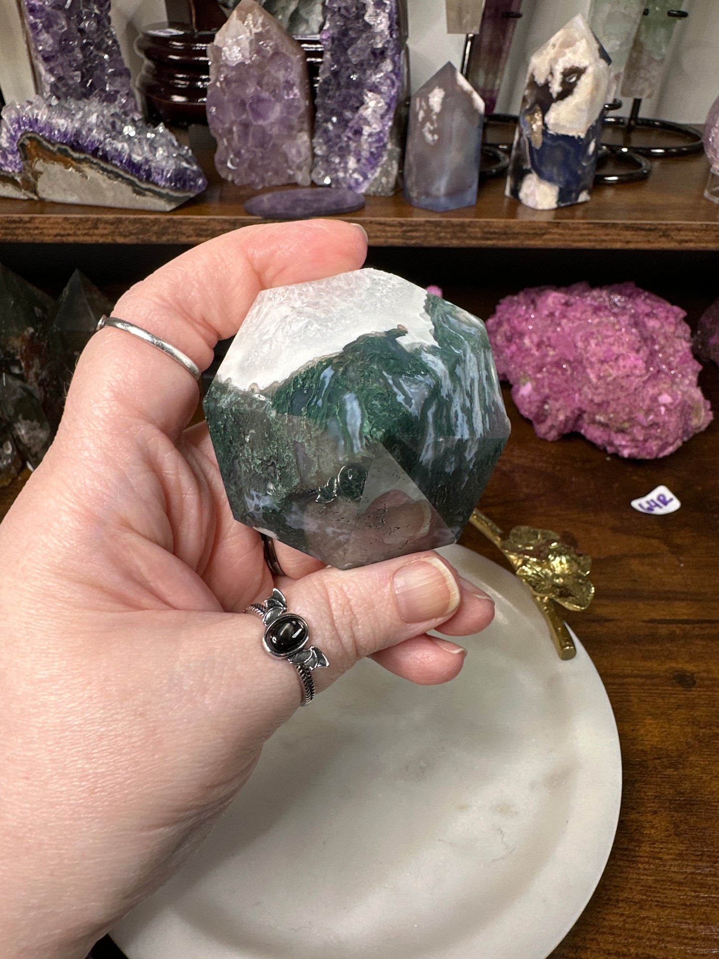 Moss Agate Diamond