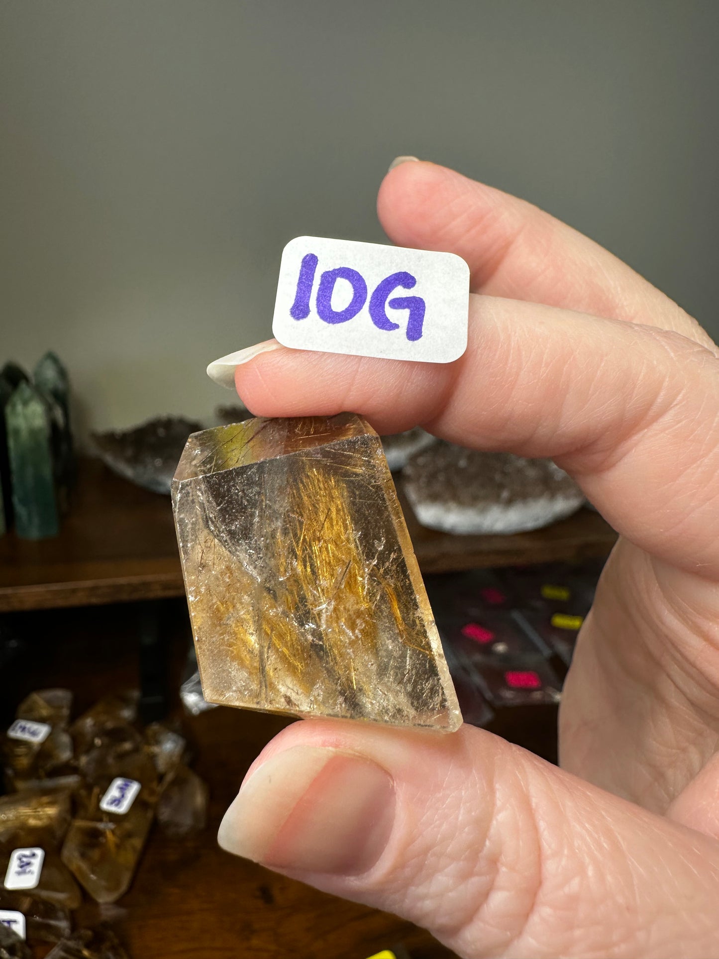 Golden Rutile Quartz Freeform