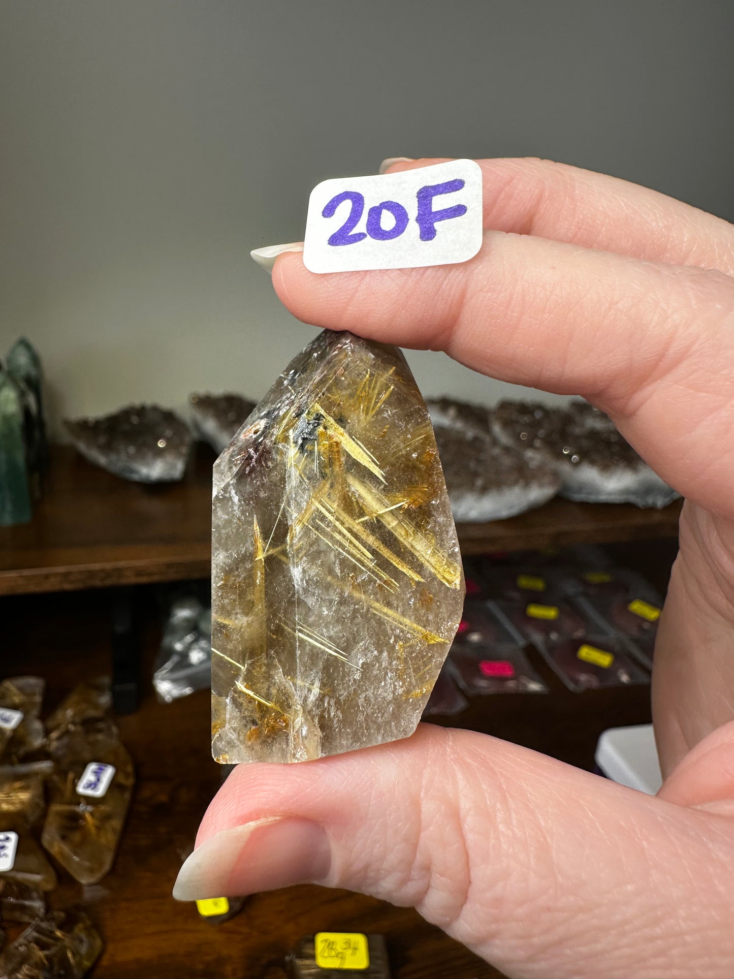 Golden Rutile Quartz Freeform