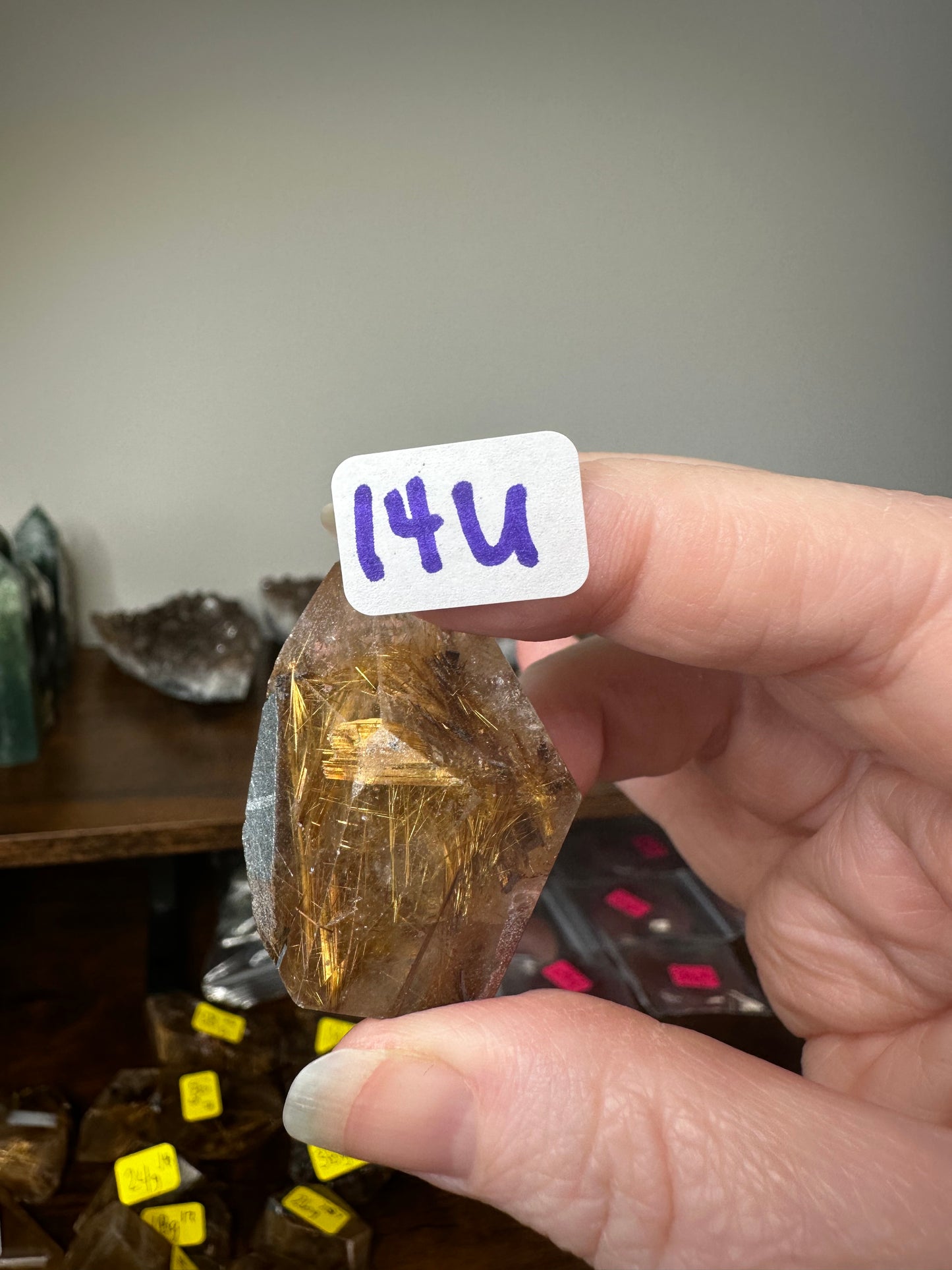 Golden Rutile Quartz Freeform