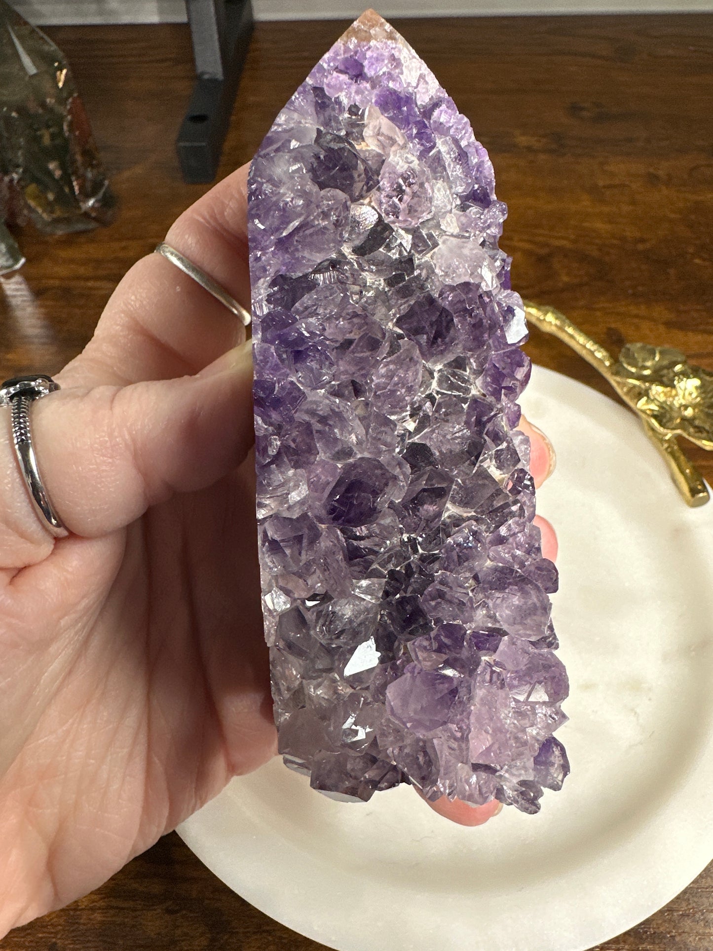 Amethyst Cluster Tower
